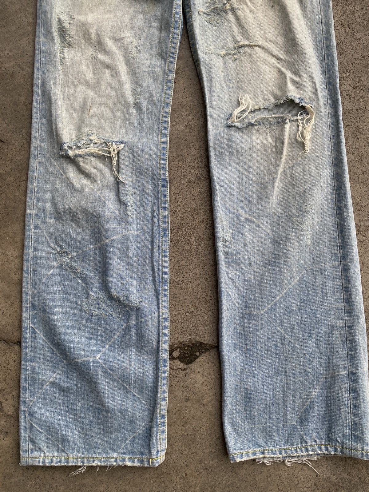 If Six Was Nine × Japanese Brand × Vintage Vintage cold denim jeans Size 30" / US 8 / IT 44 - 3 Thumbnail