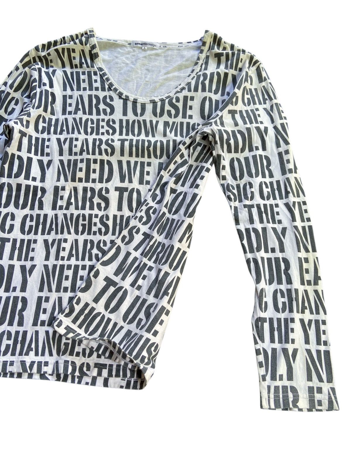semanticdesign SEMANTICDESIGN SPECIAL LONG SLEEVE ifsixwasnine kapital Size US L / EU 52-54 / 3 - 4 Thumbnail