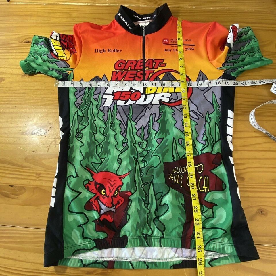 Other Sugoi Medium Great-West MS 150 Bike Tour Cycling Jersey Devi Size US M / EU 48-50 / 2 - 6 Thumbnail