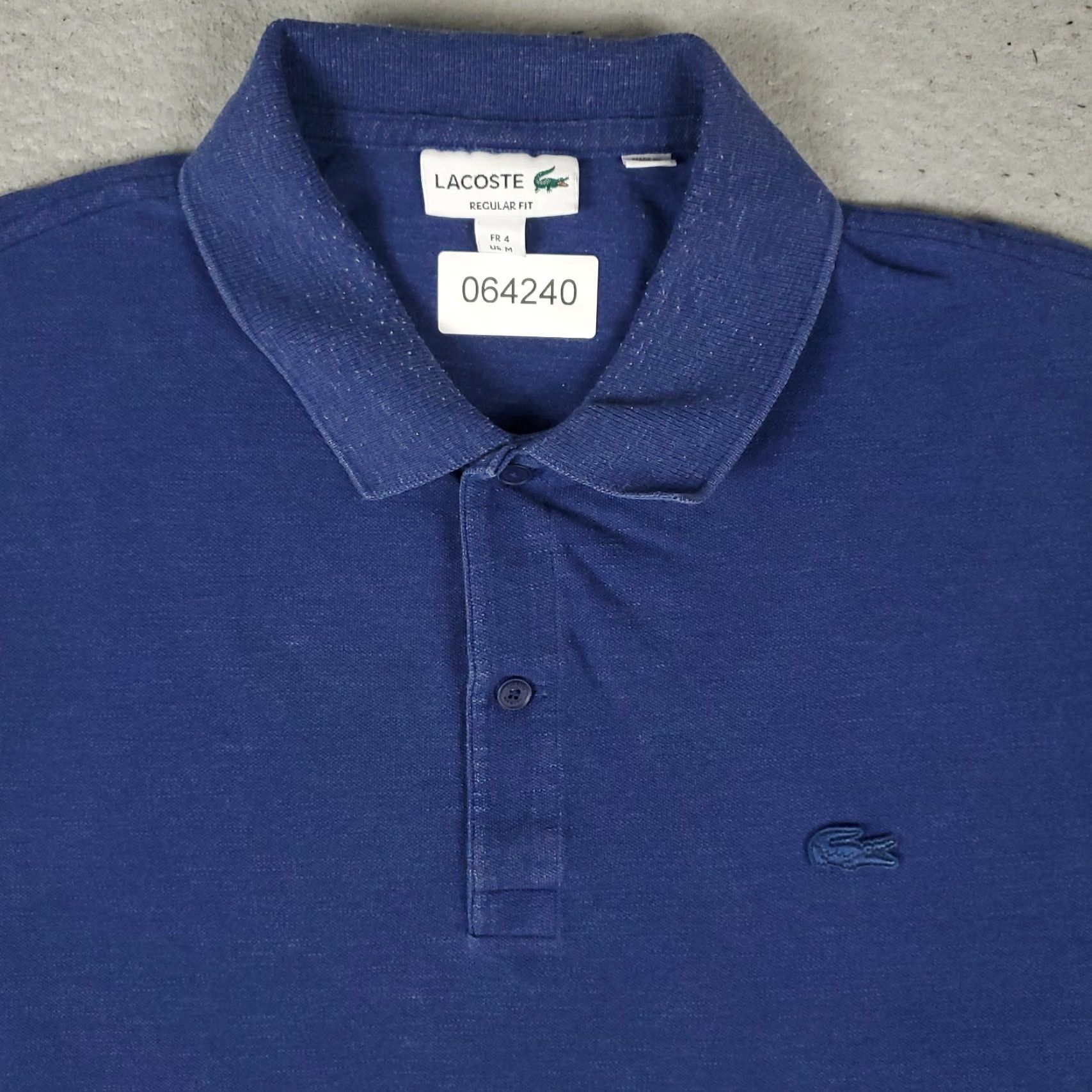 Lacoste Lacoste Polo Shirt Men Size M Blue Casual Short Sleeve Adult Medium Blue Polo Shirt Lacoste Mens Size US M / EU 48-50 / 2 - 2 Thumbnail