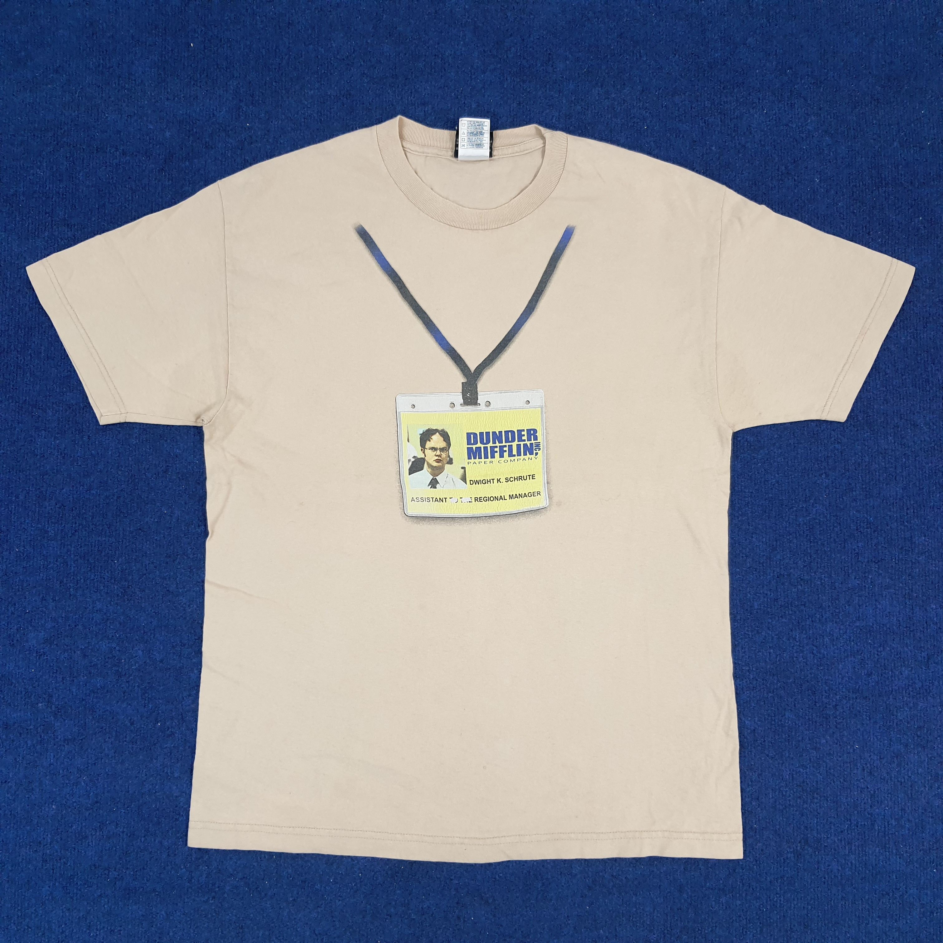 Vintage Vintage The Office DUNDER MIFFLIN American TV Series T-Shirt Size US L / EU 52-54 / 3 - 1 Thumbnail