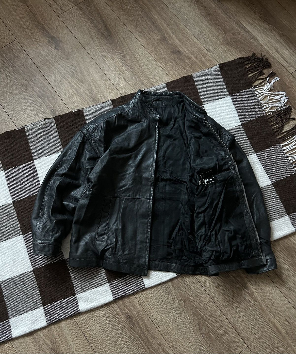 Genuine Leather × Vintage Vintage Methineu leather jacket made in finland genuine Size US S / EU 44-46 / 1 - 2 Thumbnail