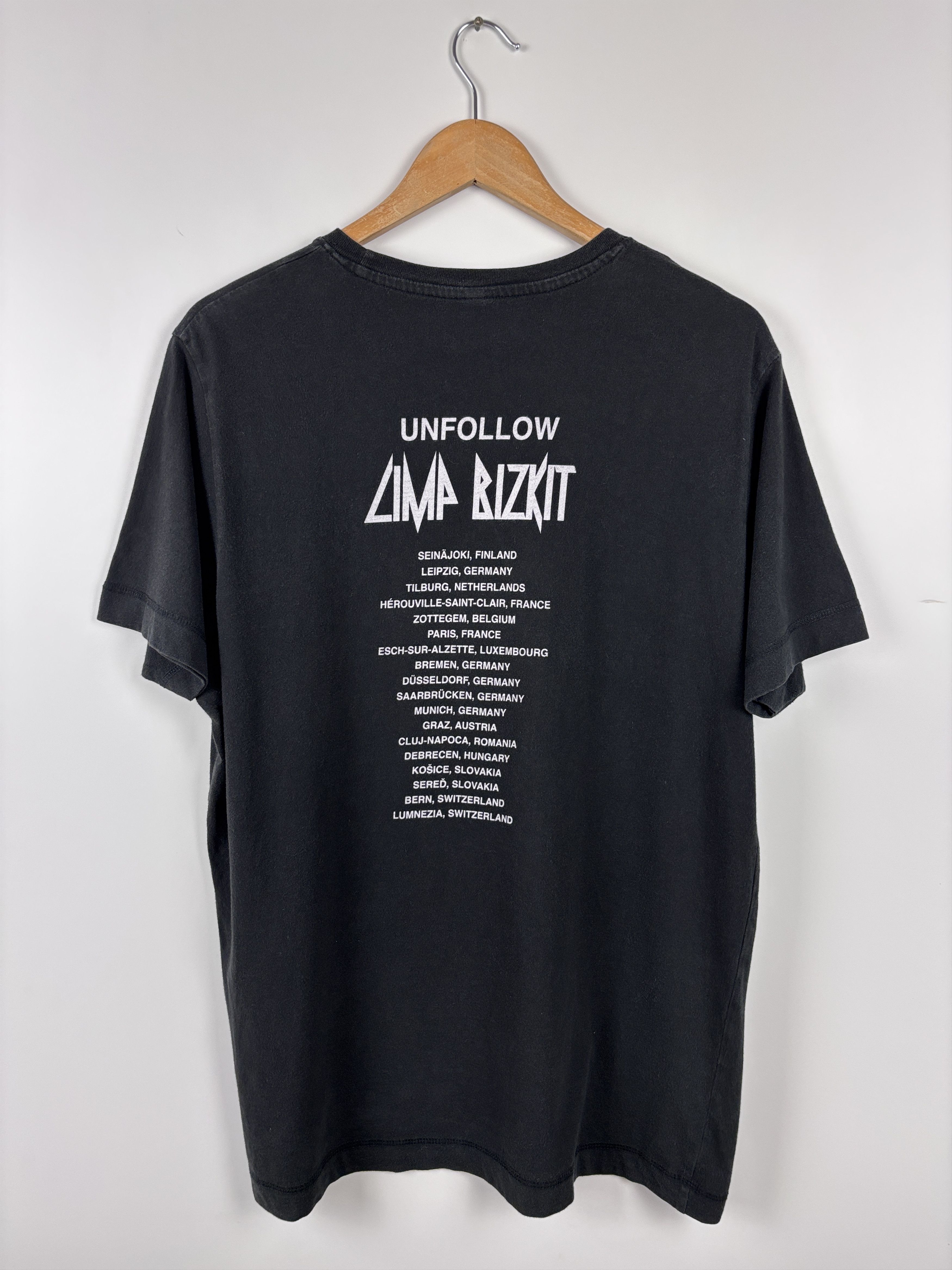 Band Tees × Vintage Vintage Limp Bizkit Unfollow Tour Rock Band T-Shirt L Size US L / EU 52-54 / 3 - 5 Thumbnail