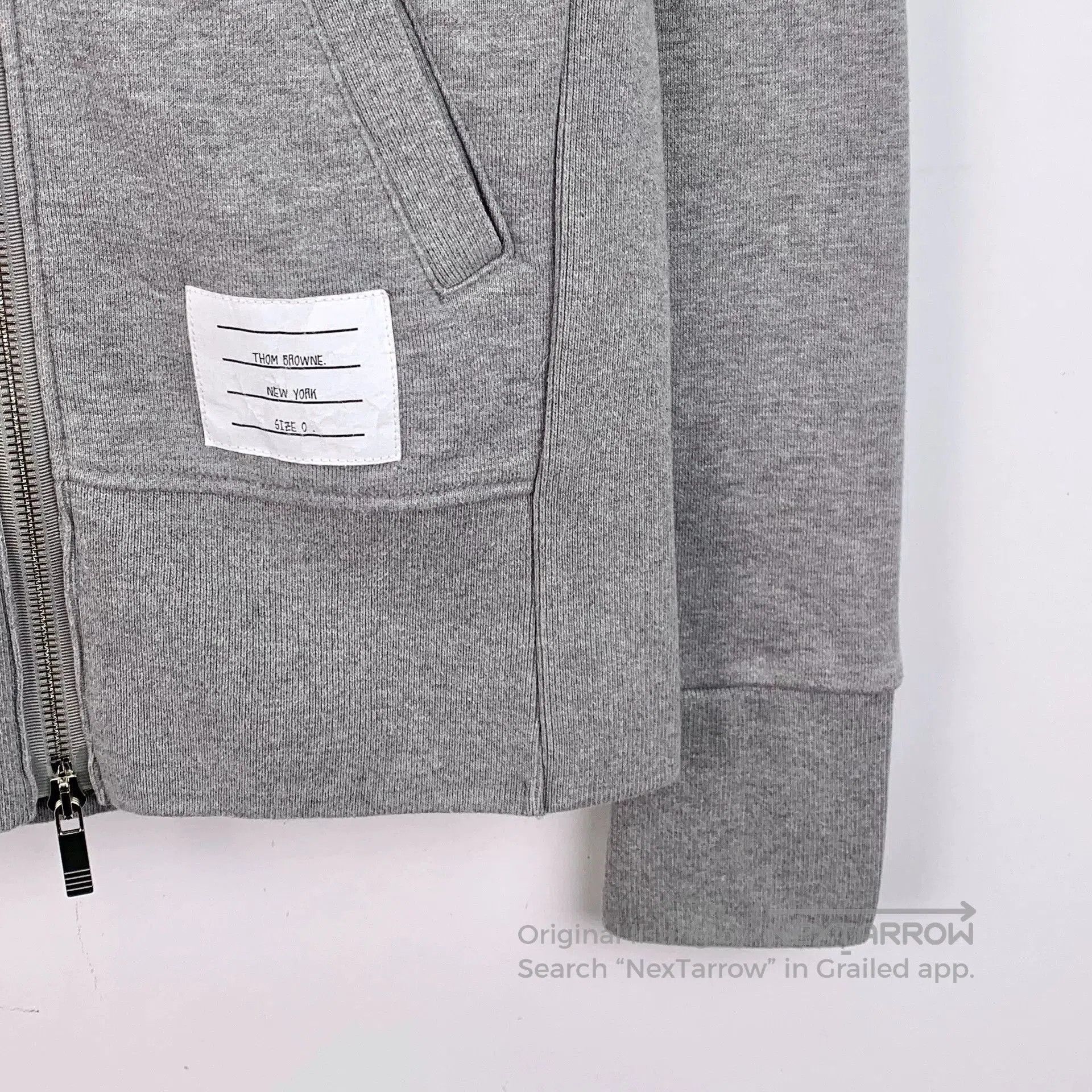 Thom Browne thom browne gray classic hoodie zip. Size US XS / EU 42 / 0 - 4 Thumbnail