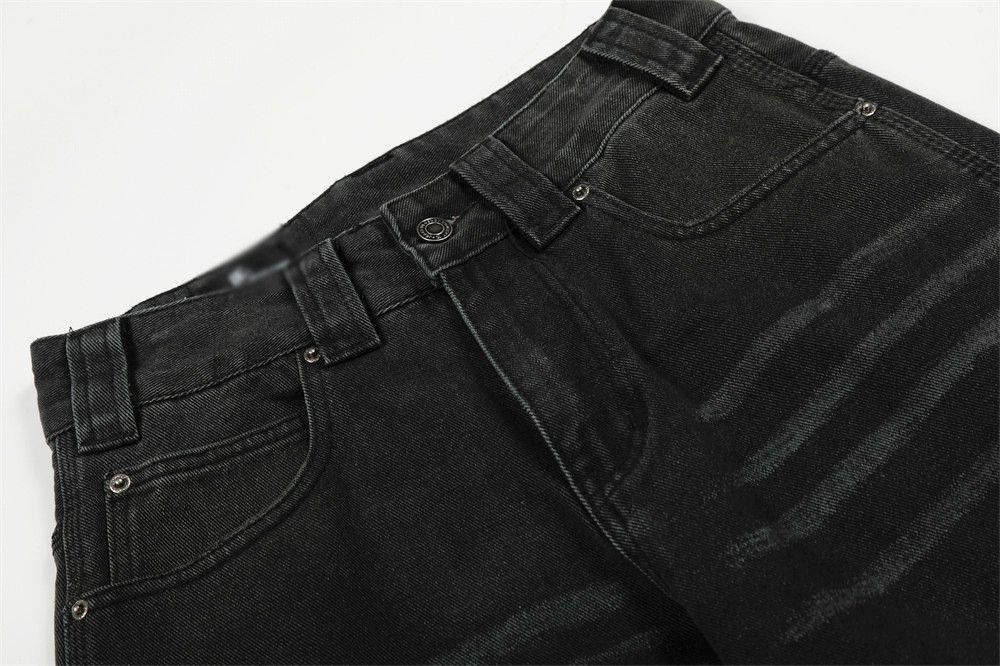Jean American vintage washed distressed curved jeans for men. Size US 32 / EU 48 - 3 Thumbnail
