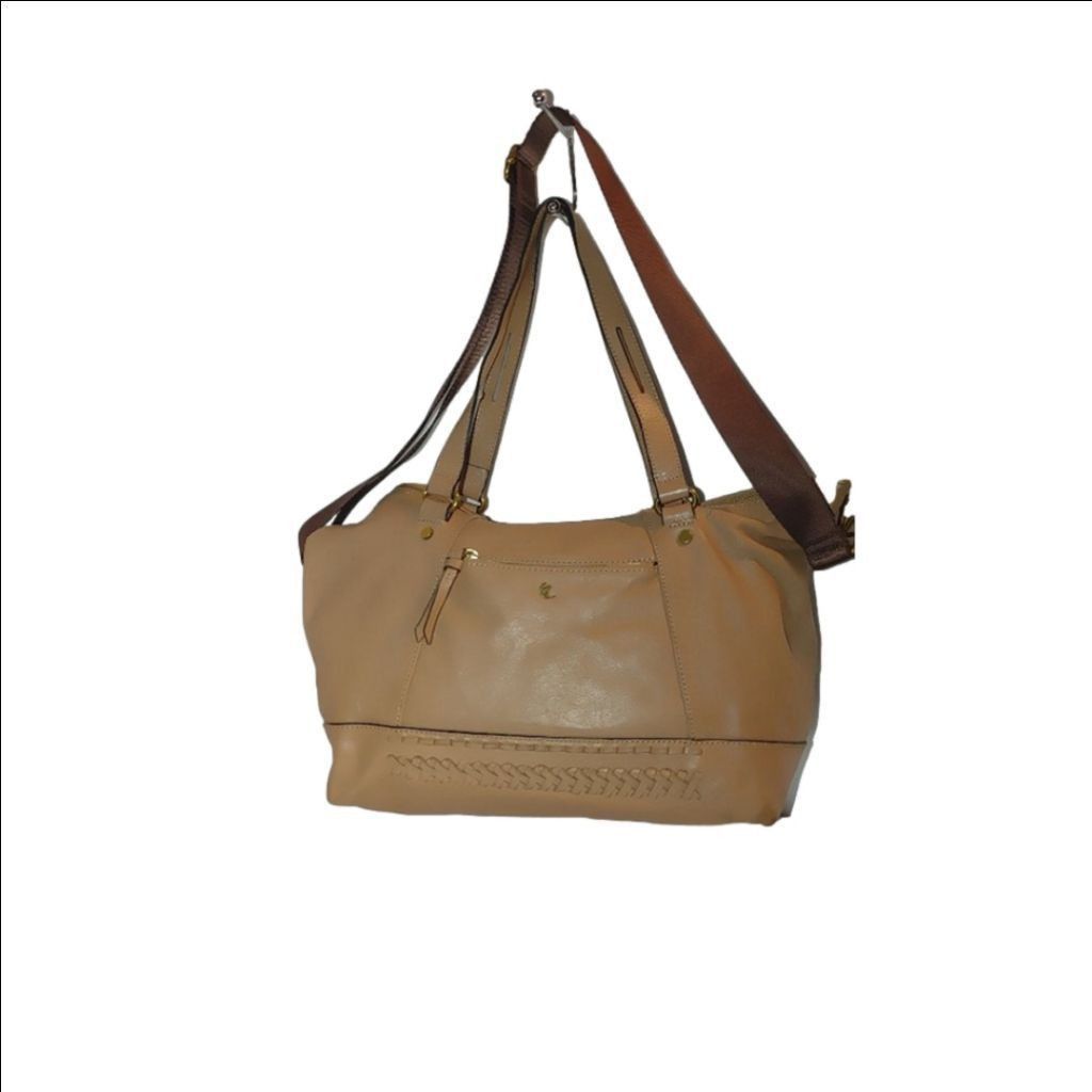 Elliott Elliott Lucca Large Caramel Woven Leather Shopper Tote Bag Size ONE SIZE - 1 Thumbnail