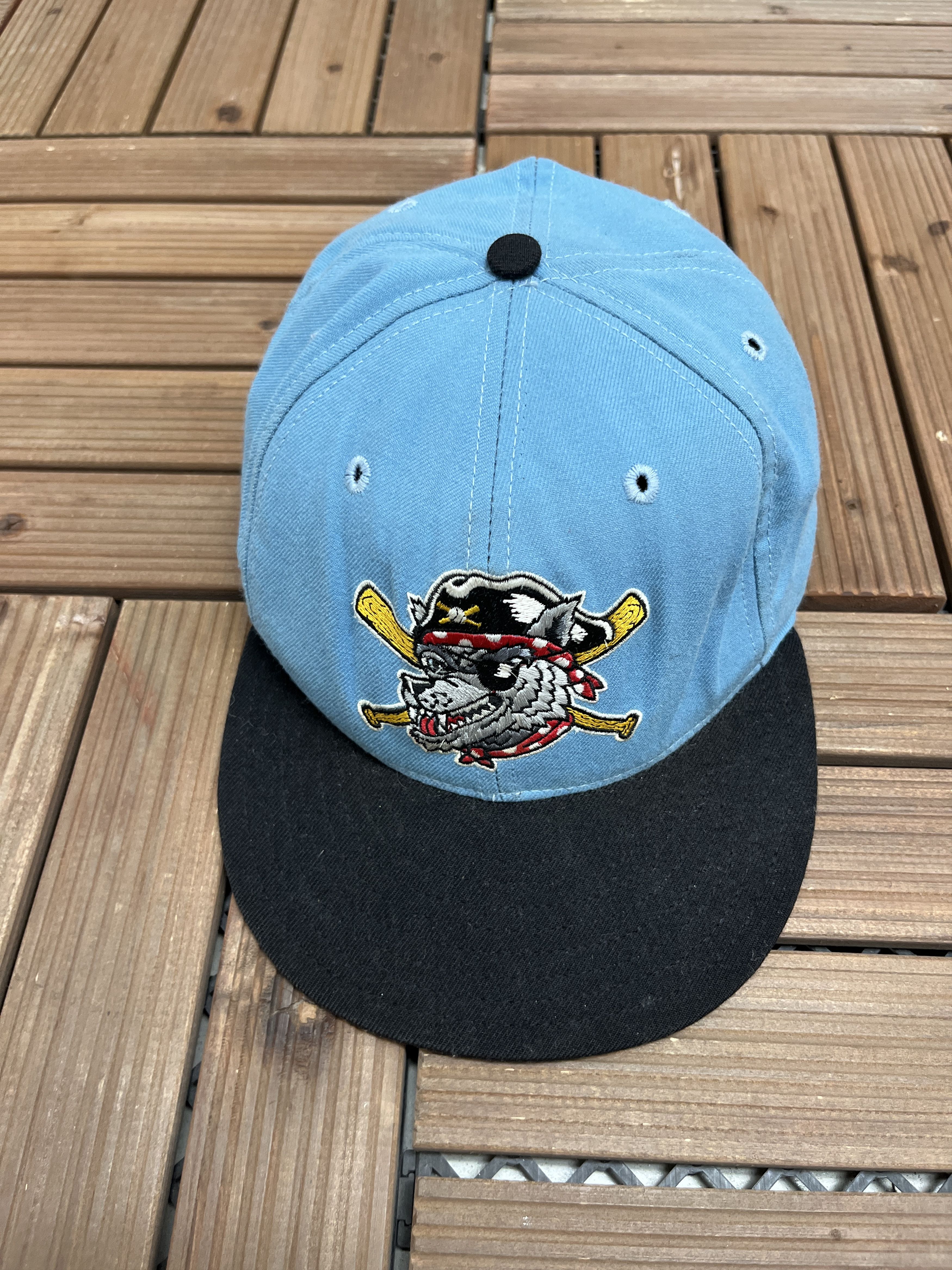 New Era × Vintage Erie SeaWolves Vintage New Era Size 7 5/8 Hat Cap Size ONE SIZE - 2 Thumbnail