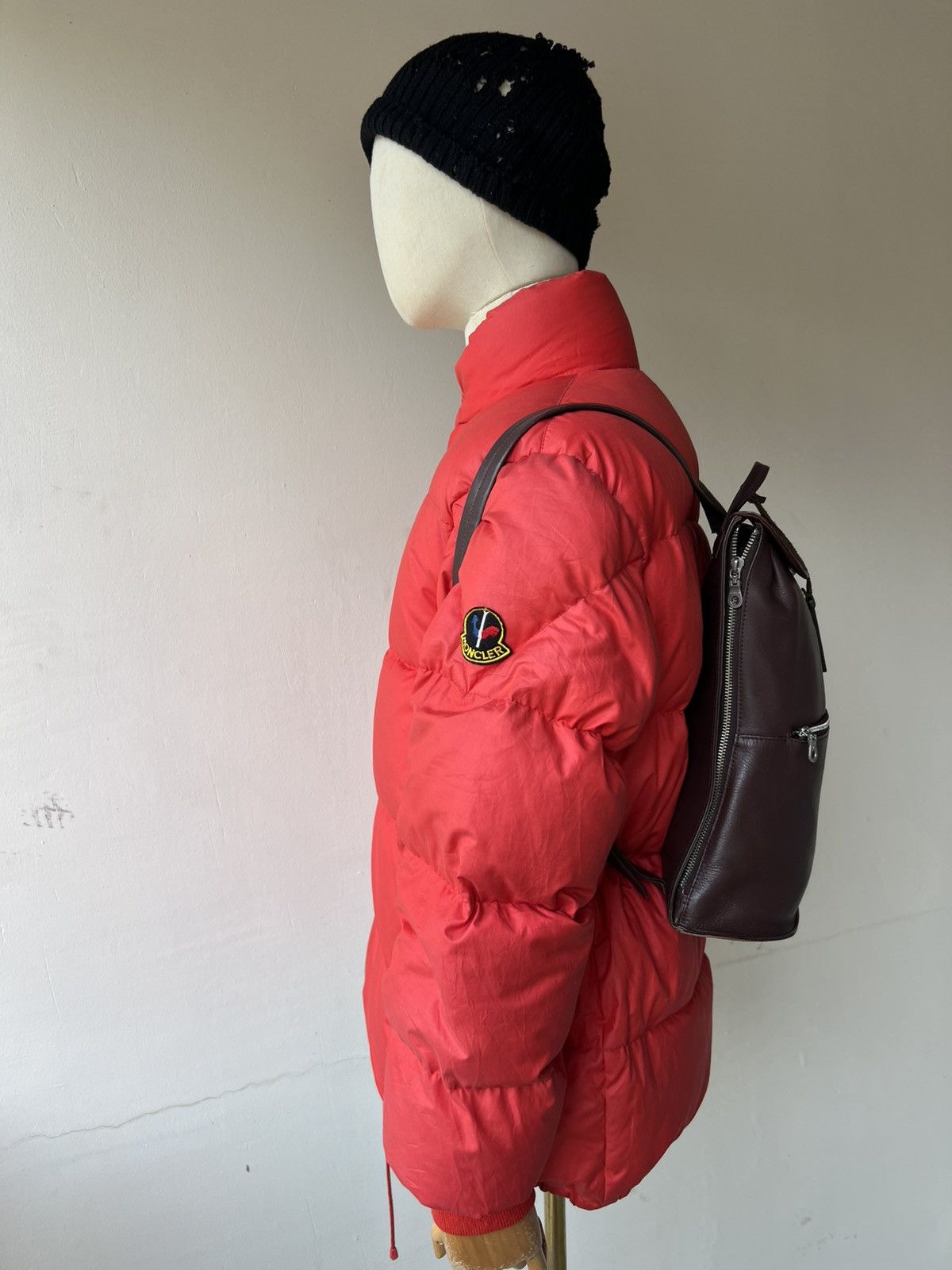 Leather Vintage Yohji Yamamoto Y’saccs Patina Leather Backpack Bag Size ONE SIZE - 3 Thumbnail