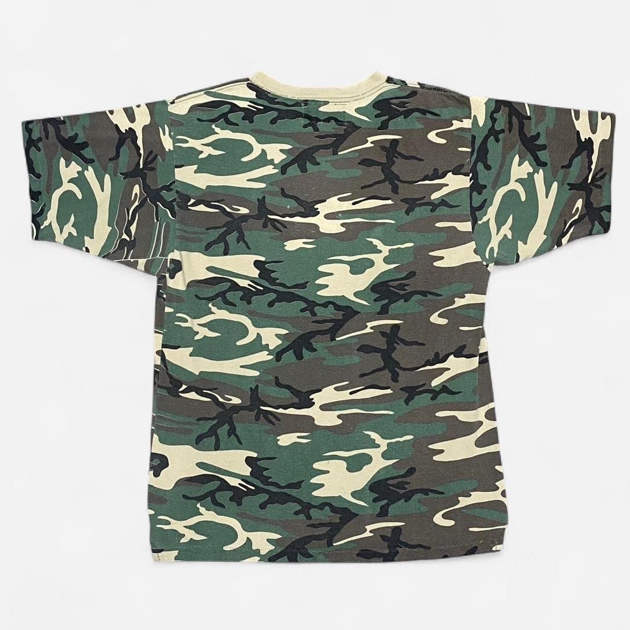 Sasquatchfabrix Vintage 90s single stitch Sasquatch classic camo Tshirt Size US XL / EU 56 / 4 - 6 Thumbnail