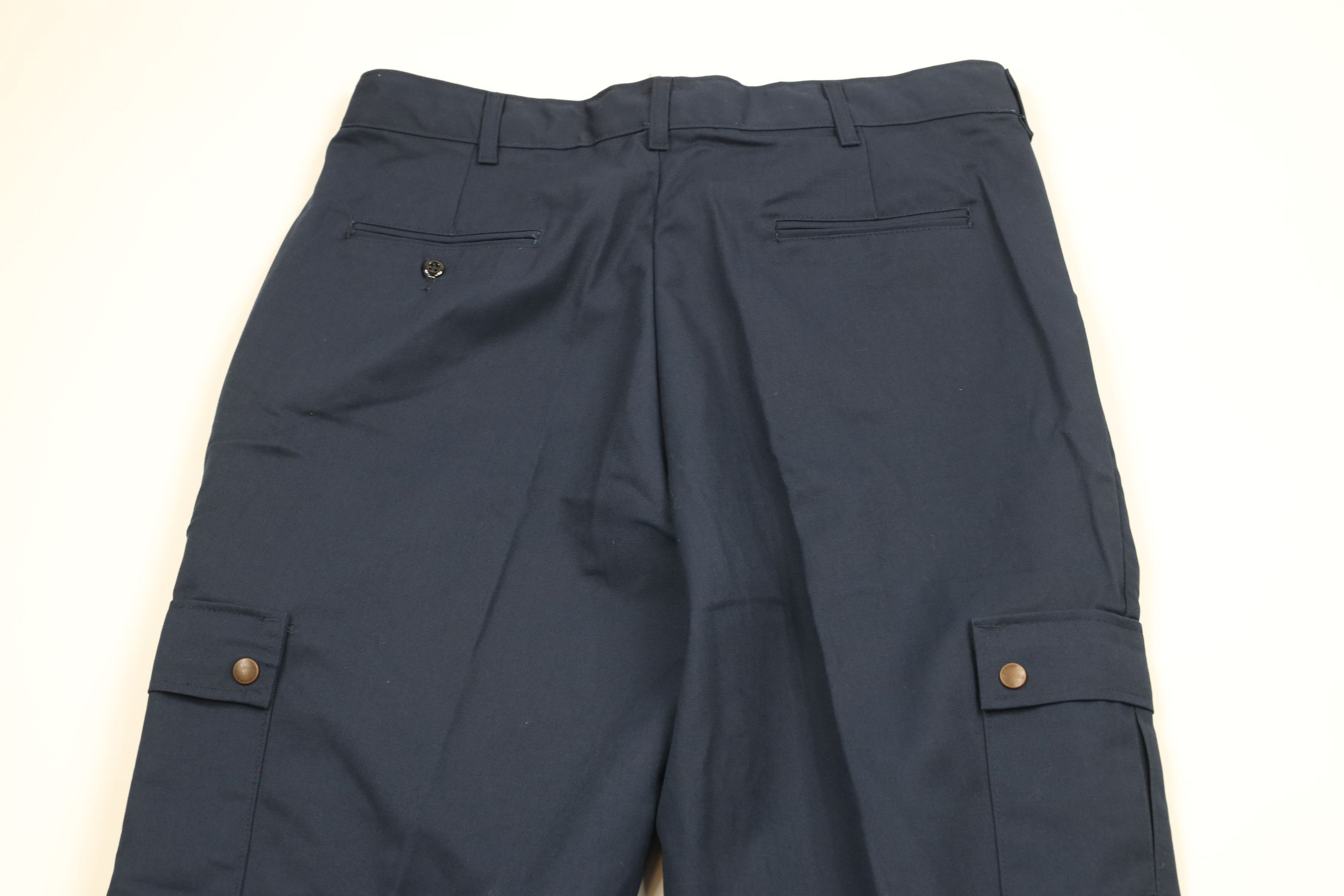 Vintage Vintage 90s Streetwear Leg Work Dungaree Cargo Pants Blue Size US 38 / EU 54 - 9 Thumbnail