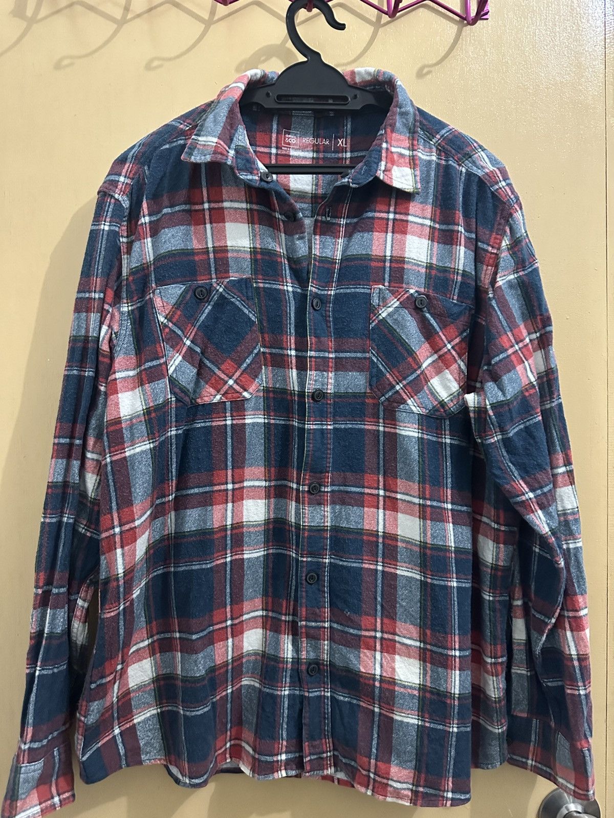 Flannel × Vintage Vintage American Classic Flannel Checker Style Size US XL / EU 56 / 4 - 1 Thumbnail