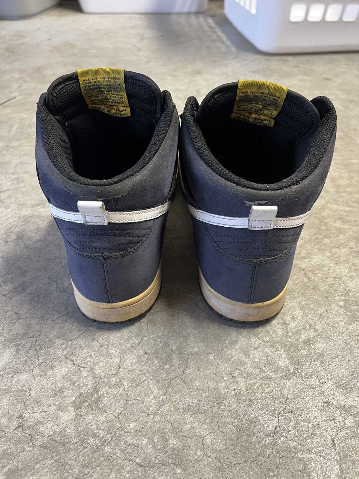 Nike Nike Dunk High Obsidian, Black & White Size US 10.5 / EU 43-44 - 6 Thumbnail