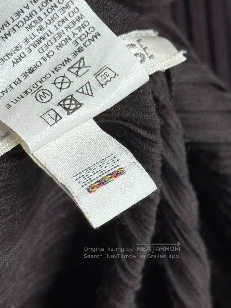 Issey Miyake Issey Miyake Pink Oil Painting Horizontal Striped Irregula Size L / US 10 / IT 46 - 4 Thumbnail