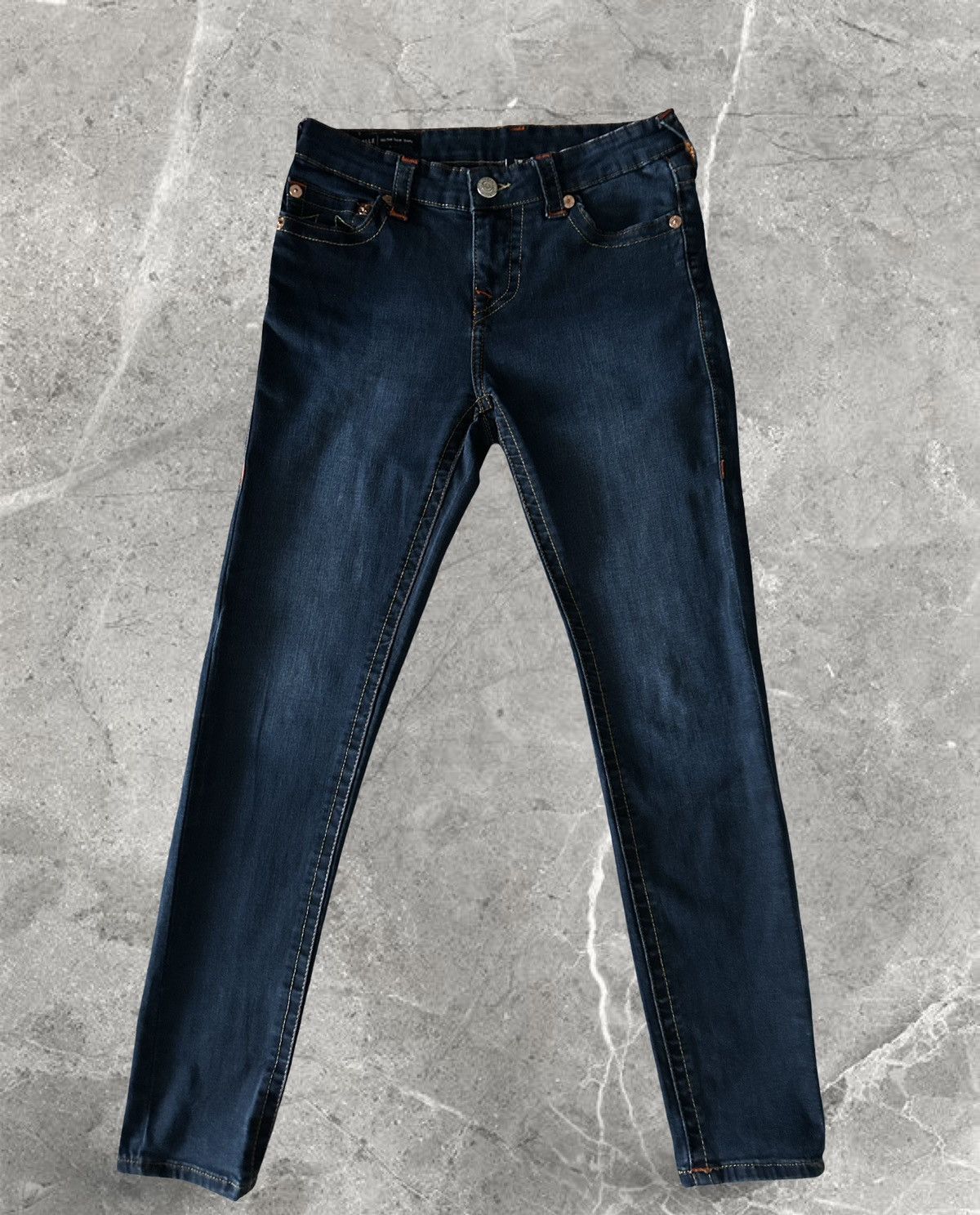 True Religion True Religion Jeans Navy Blue Lowrise 28 Size 28" / US 6 / IT 42 - 2 Thumbnail
