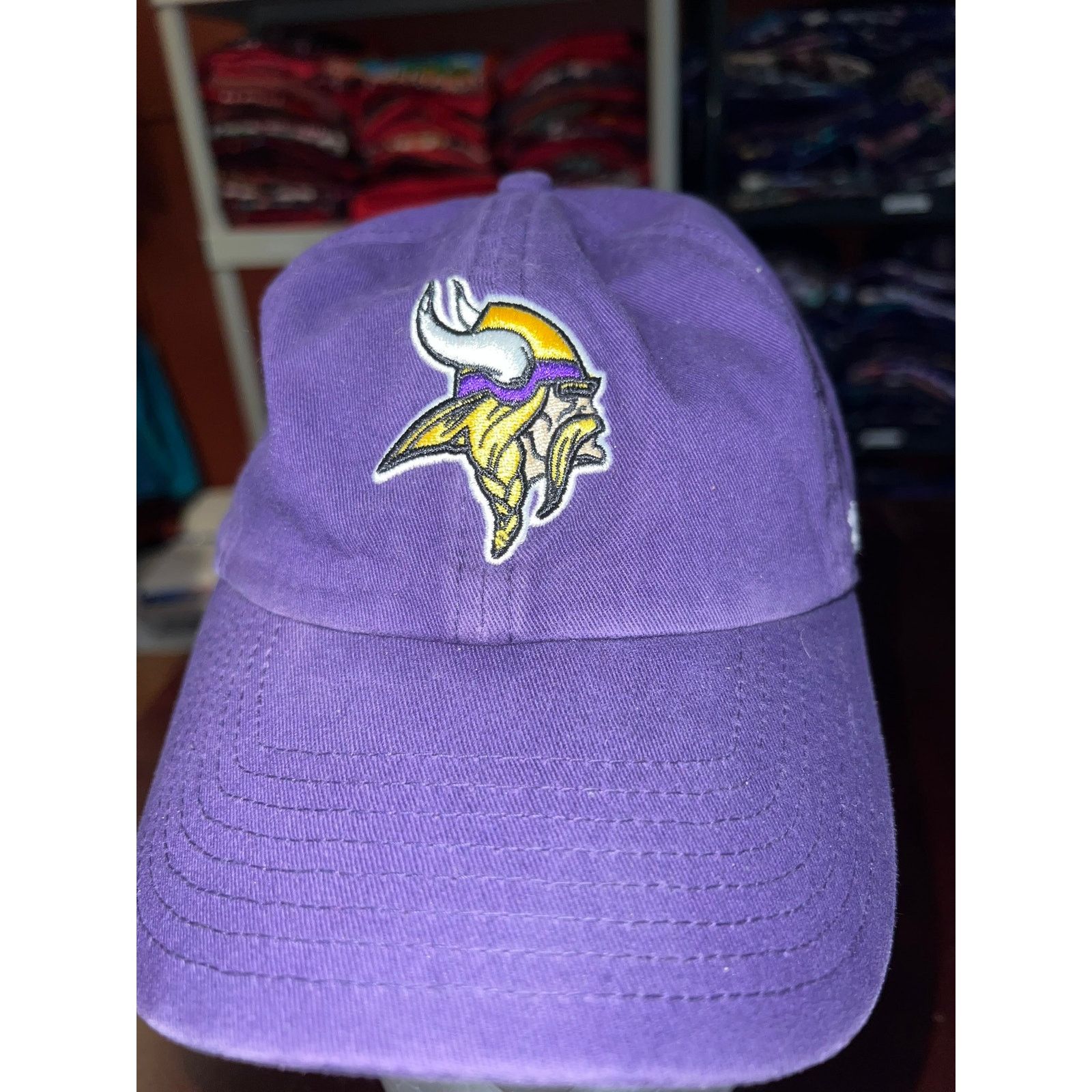 47 Brand Minnesota Vikings Hat '47 Brand NFL Football Cap Headwear Size ONE SIZE - 2 Thumbnail