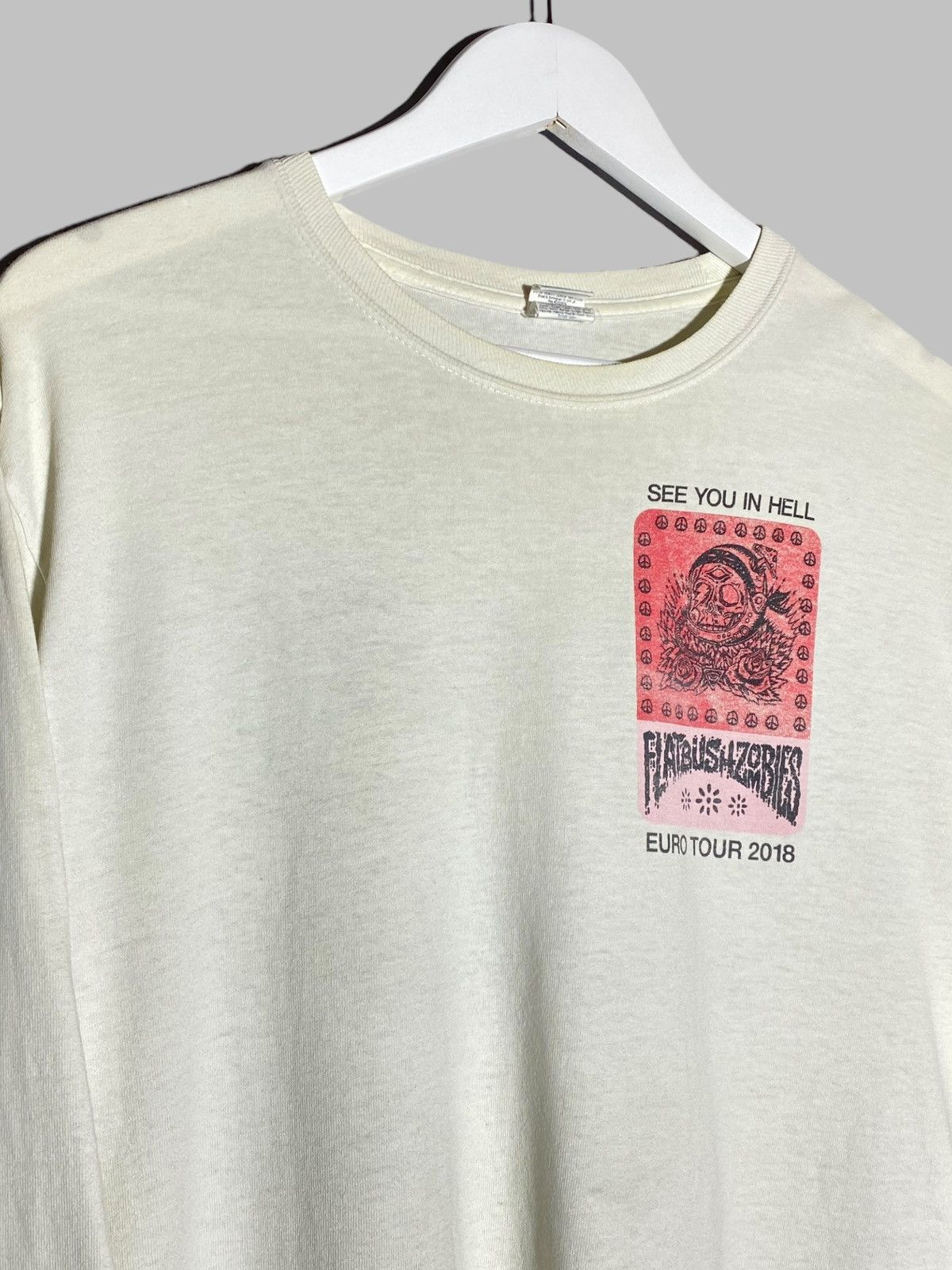 Band Tees 🔥 FLATBUSH ZOMBIES TOUR SHIRT SEE YOU IN HELL VINTAGE STYLE Size US M / EU 48-50 / 2 - 3 Thumbnail