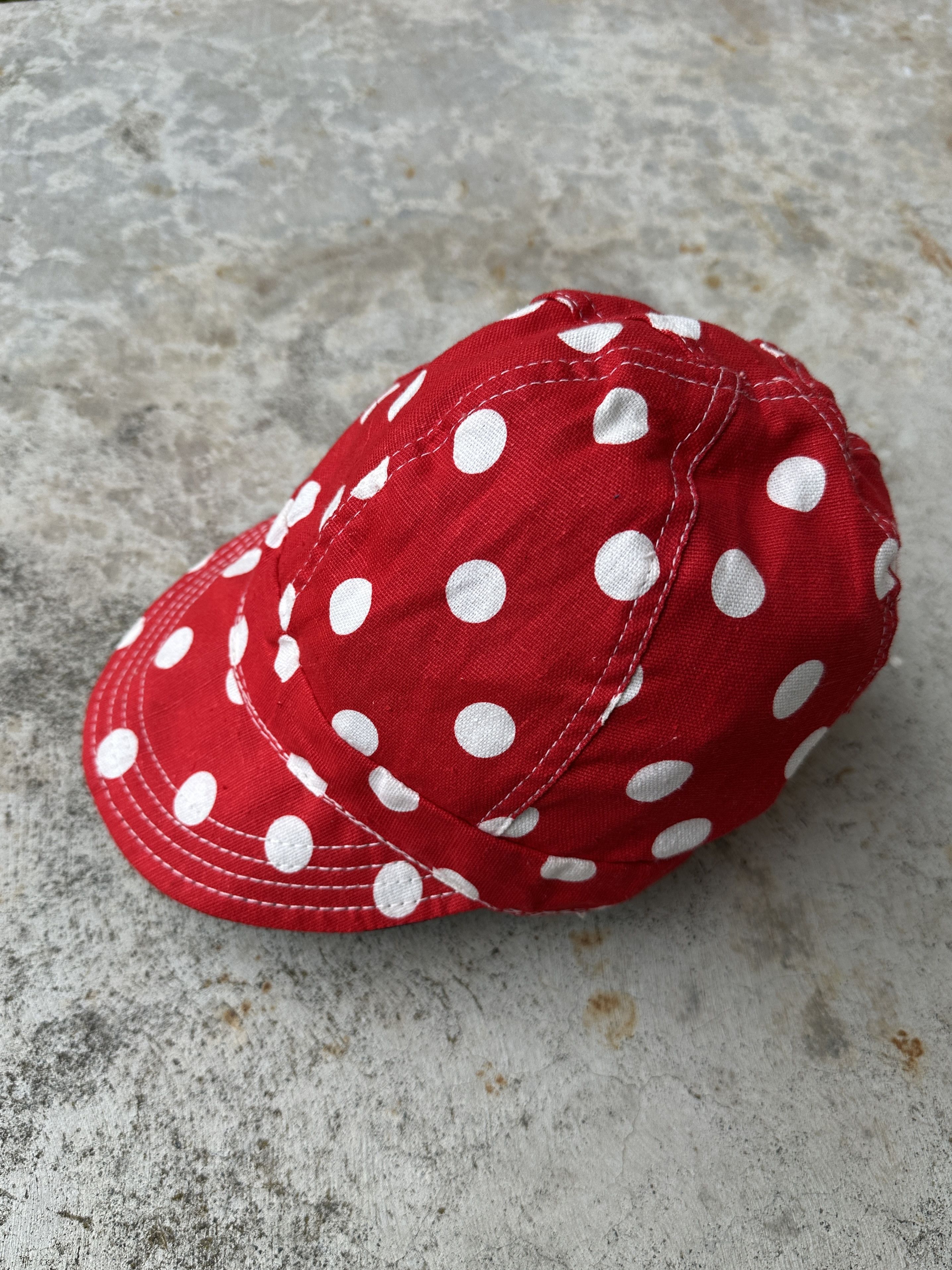 Vintage Vintage 50s Kromer Polka Dot Ball Hat Cap Union Made in USA Size ONE SIZE - 2 Thumbnail