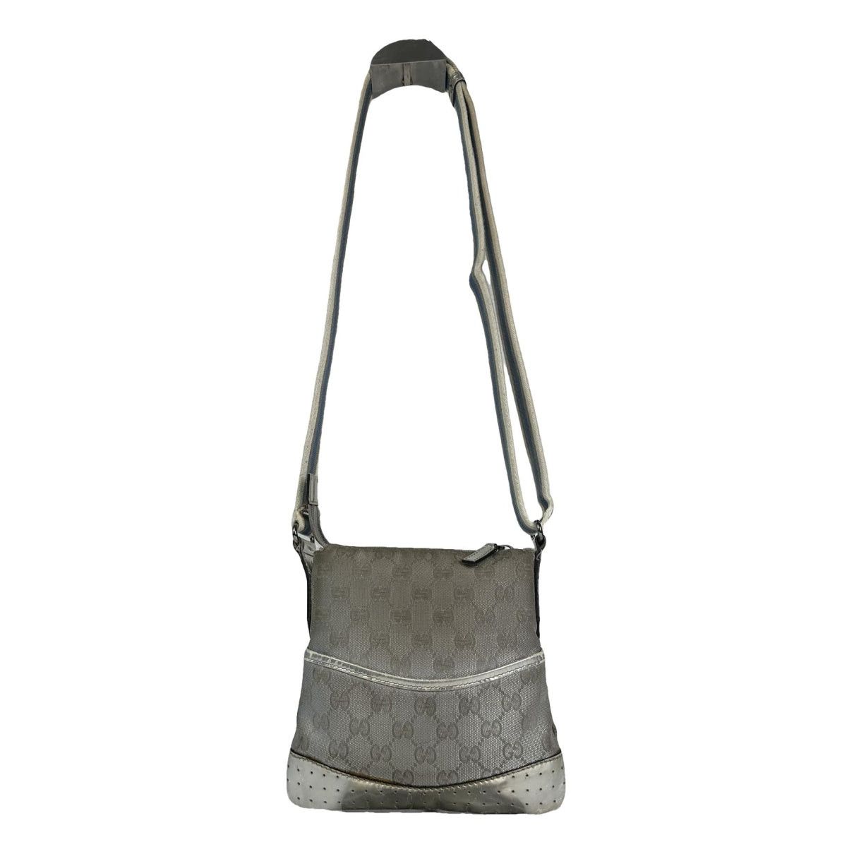 Gucci Jackie Vintage Silver Leather Handbag Size ONE SIZE - 1 Thumbnail