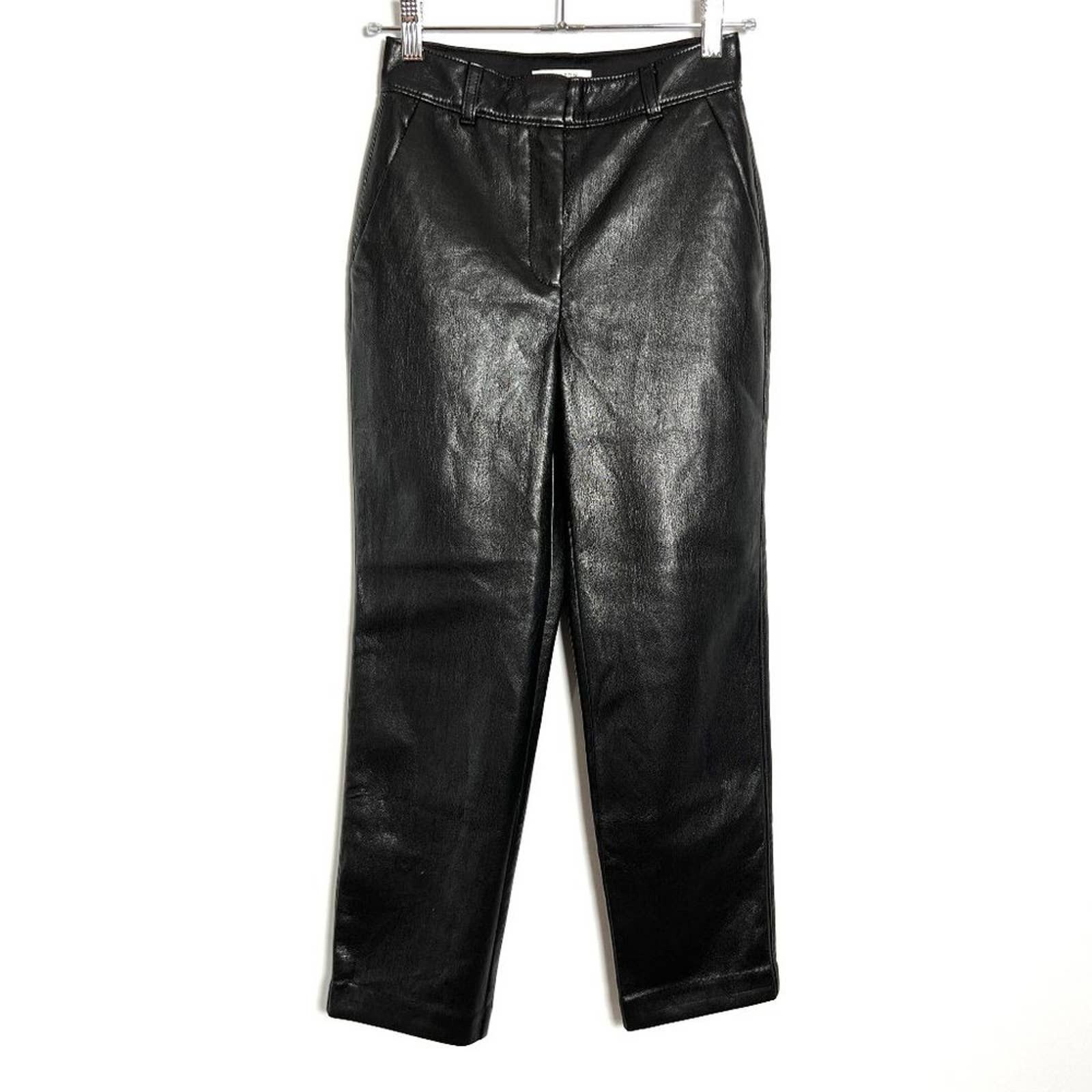 Le Fou Wilfred + Super high-rise faux leather pants