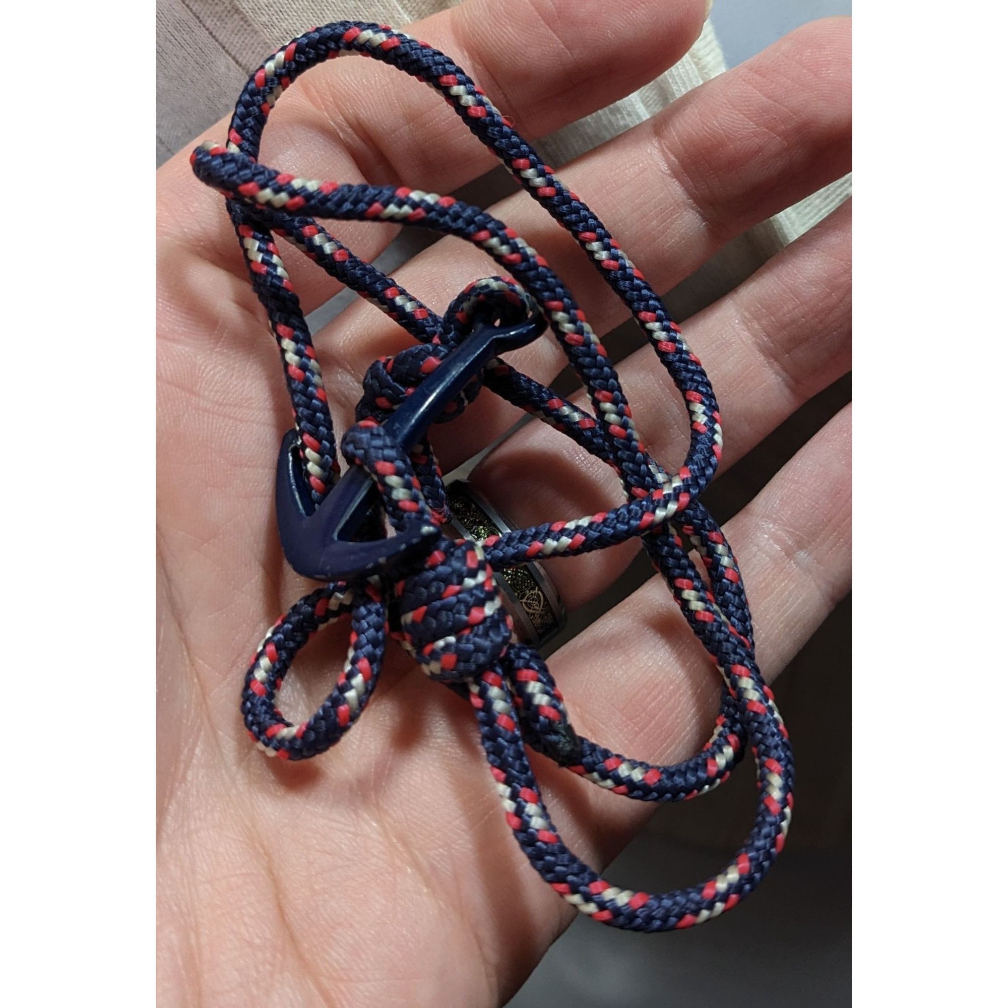 Other Handmade Nautical Bracelet/Necklace With Anchor Charm Size ONE SIZE - 3 Thumbnail