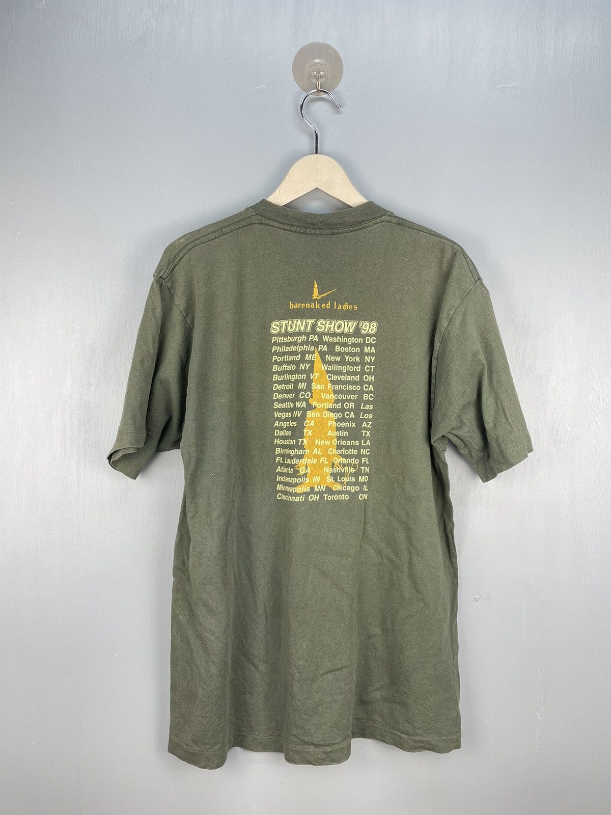 Band Tees Vintage 90s Barenaked Ladies Stunt show 98 band t shirt Size US L / EU 52-54 / 3 - 2 Thumbnail