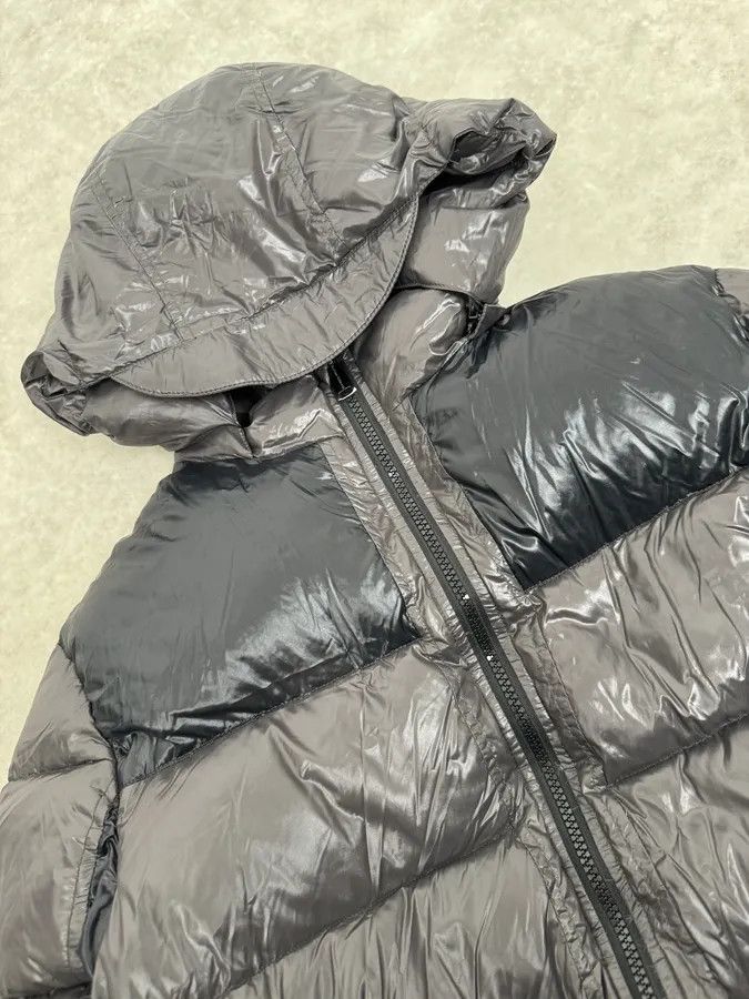 Vintage Massimo Rebecchi Black & Brown Hooded Puffer Jacket Size US M / EU 48-50 / 2 - 6 Thumbnail