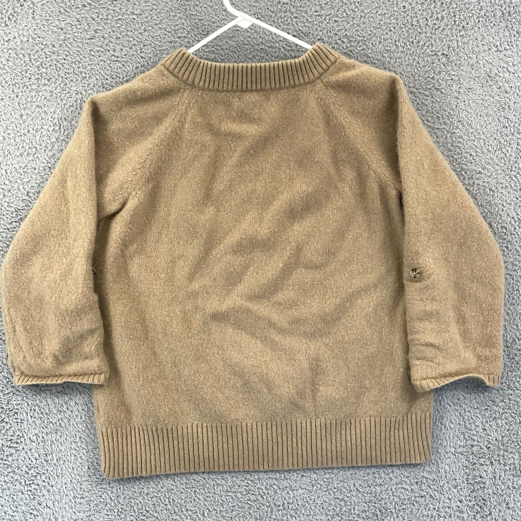 Banana Republic Banana Republic Sweater Womens L Mojave Cashmere Ribbed Roll Sleeve Pullover Size L / US 10 / IT 46 - 7 Thumbnail