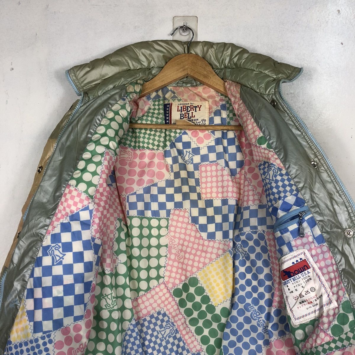 Japanese Brand × Liberty × Vintage 💛SEND OFFER💛VINTAGE LIBERTY BELL PUFFER DOWN JACKET Size M / US 6-8 / IT 42-44 - 12 Thumbnail