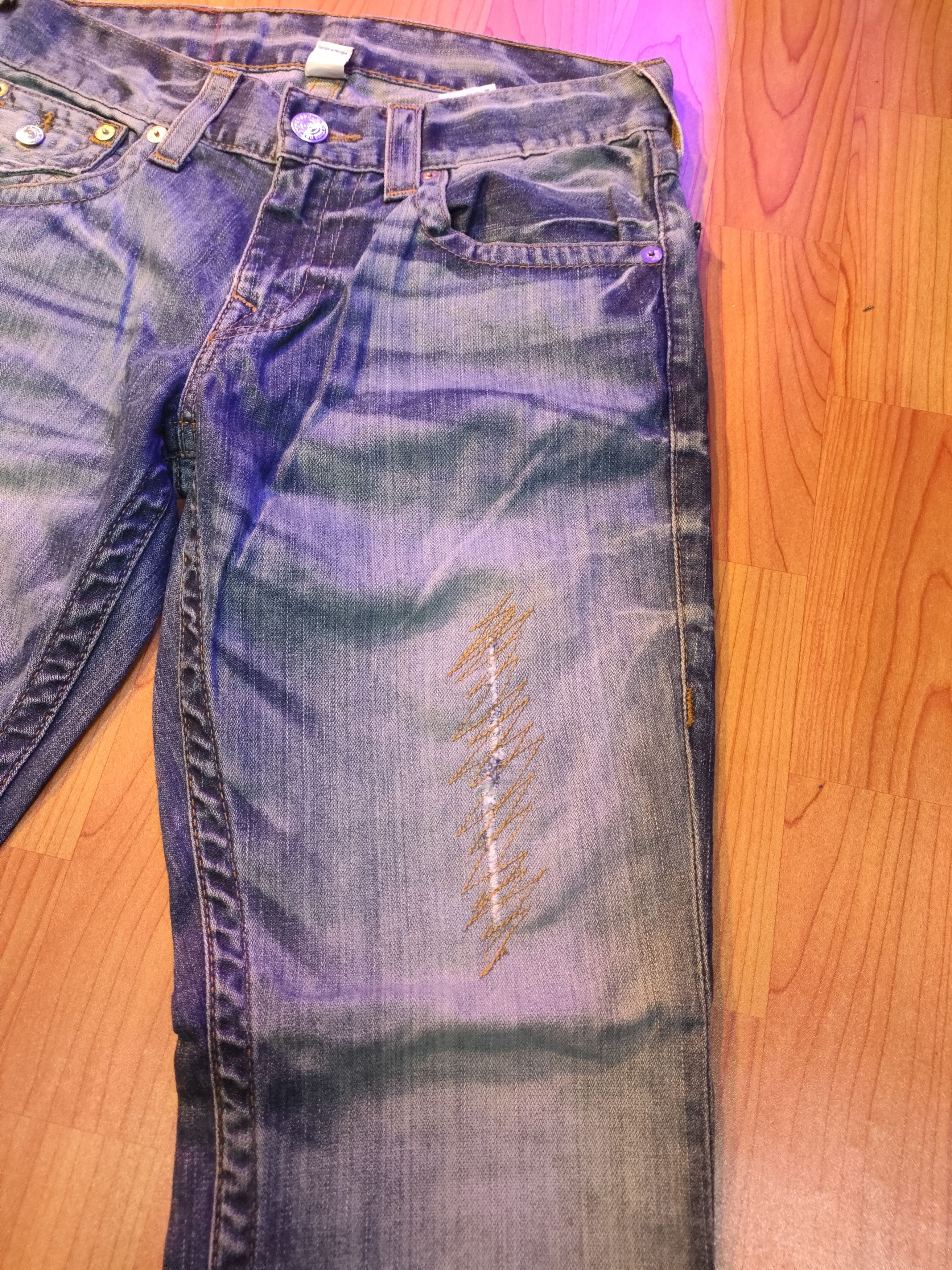 If Six Was Nine × Robins Jeans × True Religion True Religion Section Straight Jeans Size US 31 - 9 Thumbnail