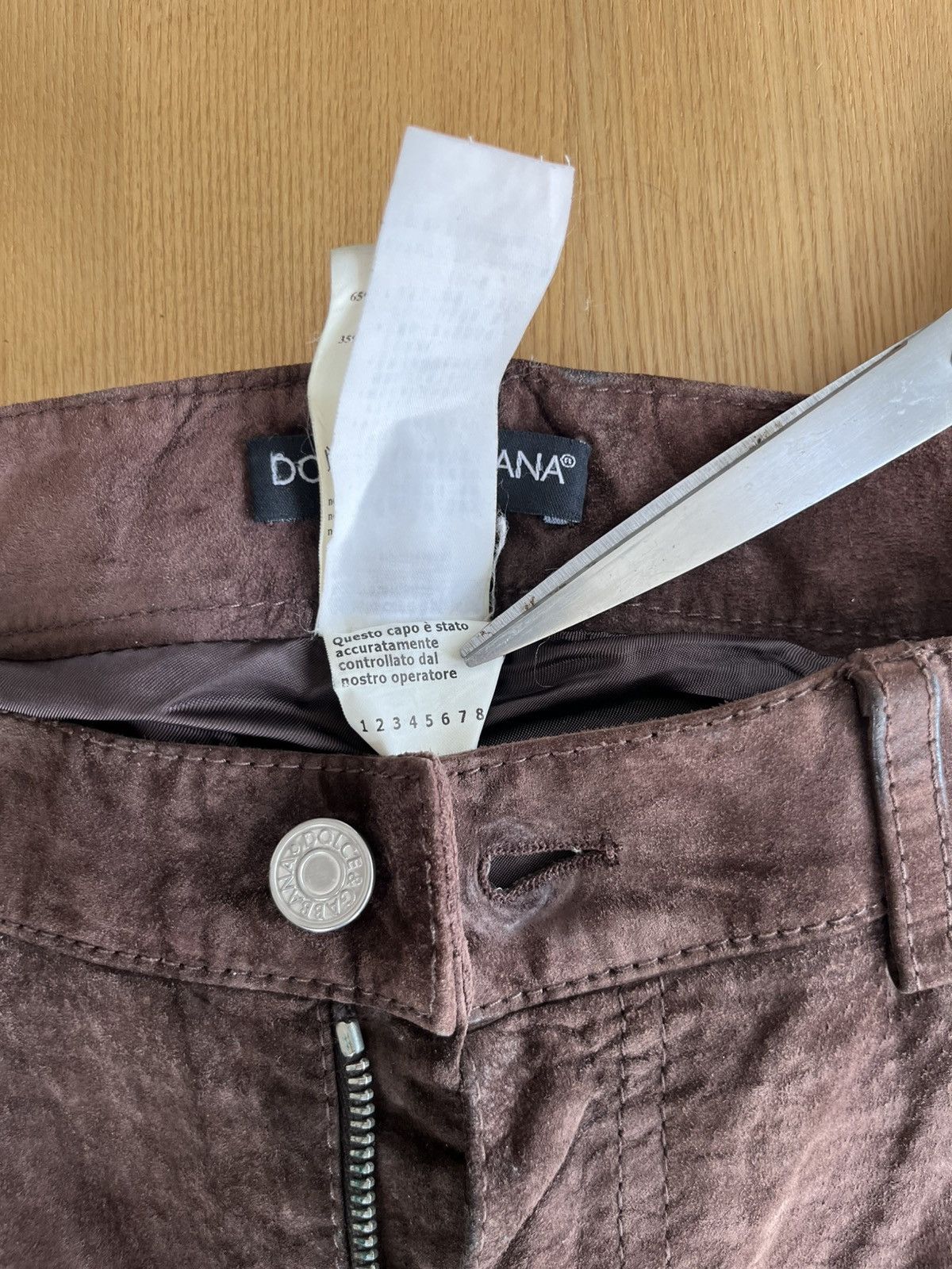Dolce & Gabbana Dolce & Gabbana - Pig Skin Trousers Size US 30 / EU 46 - 7 Thumbnail
