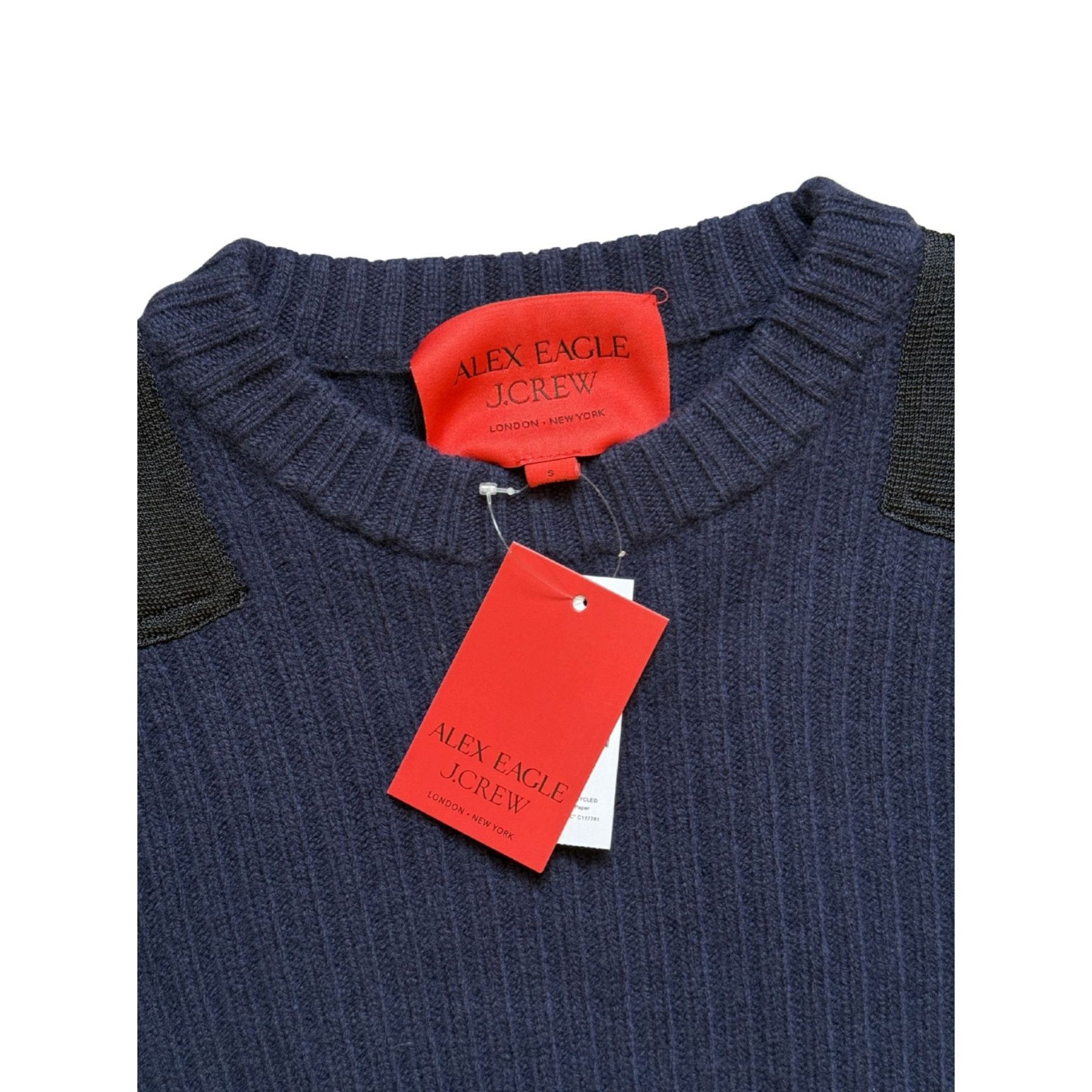 J.Crew J.CREW x Alex Eagle crewneck sweater Blue NWT $198 S Size S / US 4 / IT 40 - 4 Thumbnail
