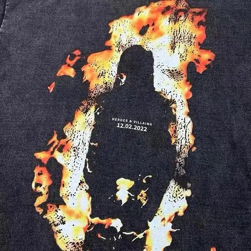 Vintage Flame Printed Retro Wash Size US L / EU 52-54 / 3 - 3 Thumbnail