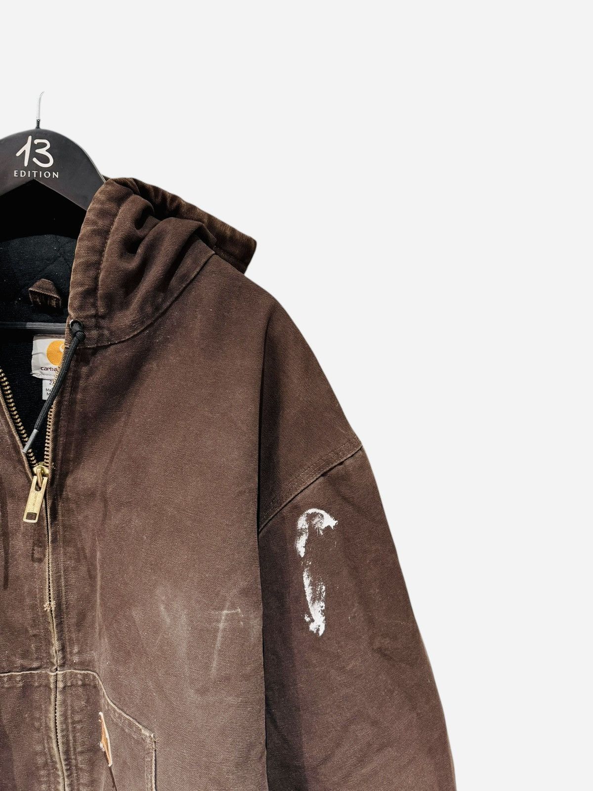 Carhartt Rare Vintage Distressed Carhartt Workwear Hooded Jacket Size US XXL / EU 58 / 5 - 3 Thumbnail