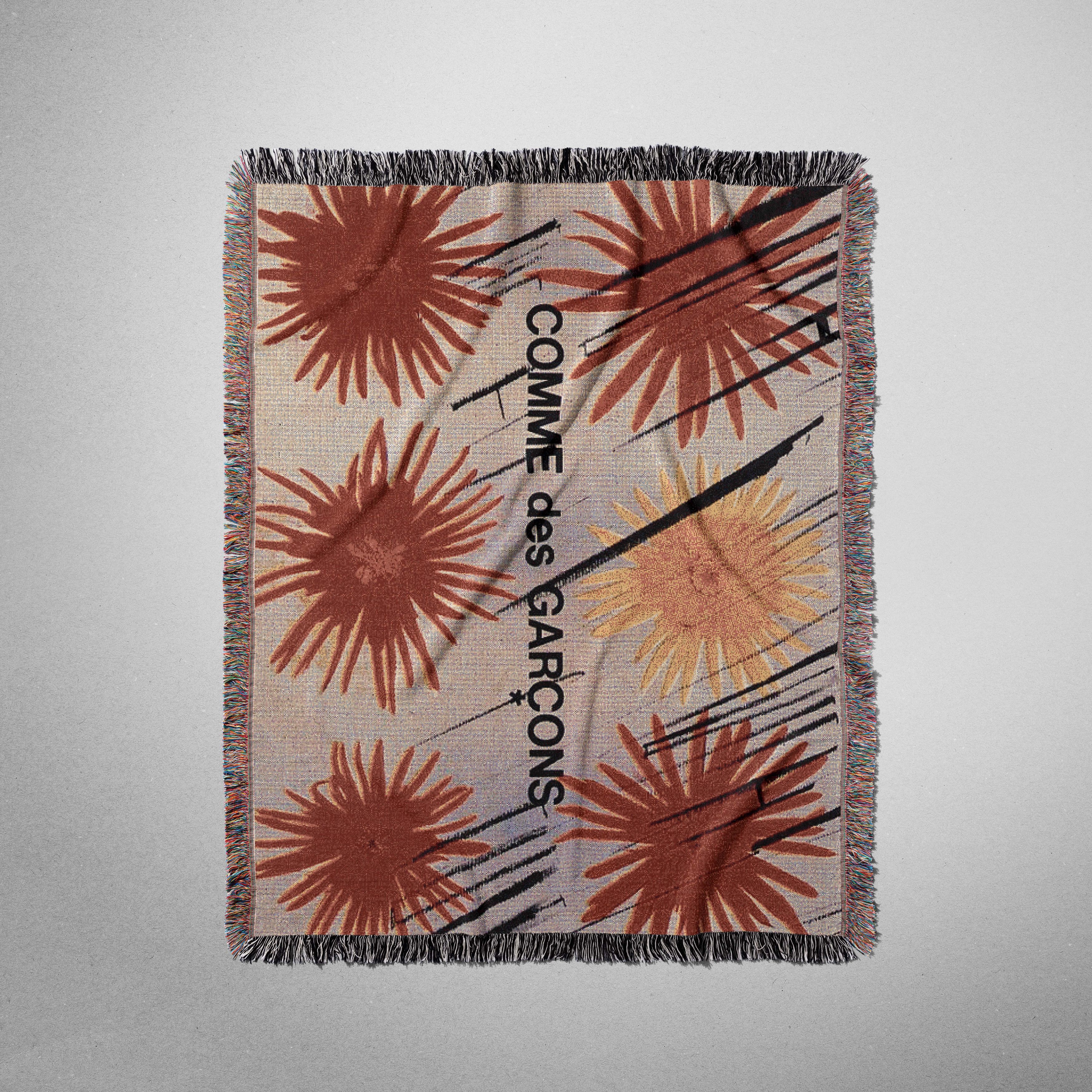 Comme des Garcons Comme des Garcons Blanket Woven Art Poster Gift Logo Book Size ONE SIZE - 1 Thumbnail