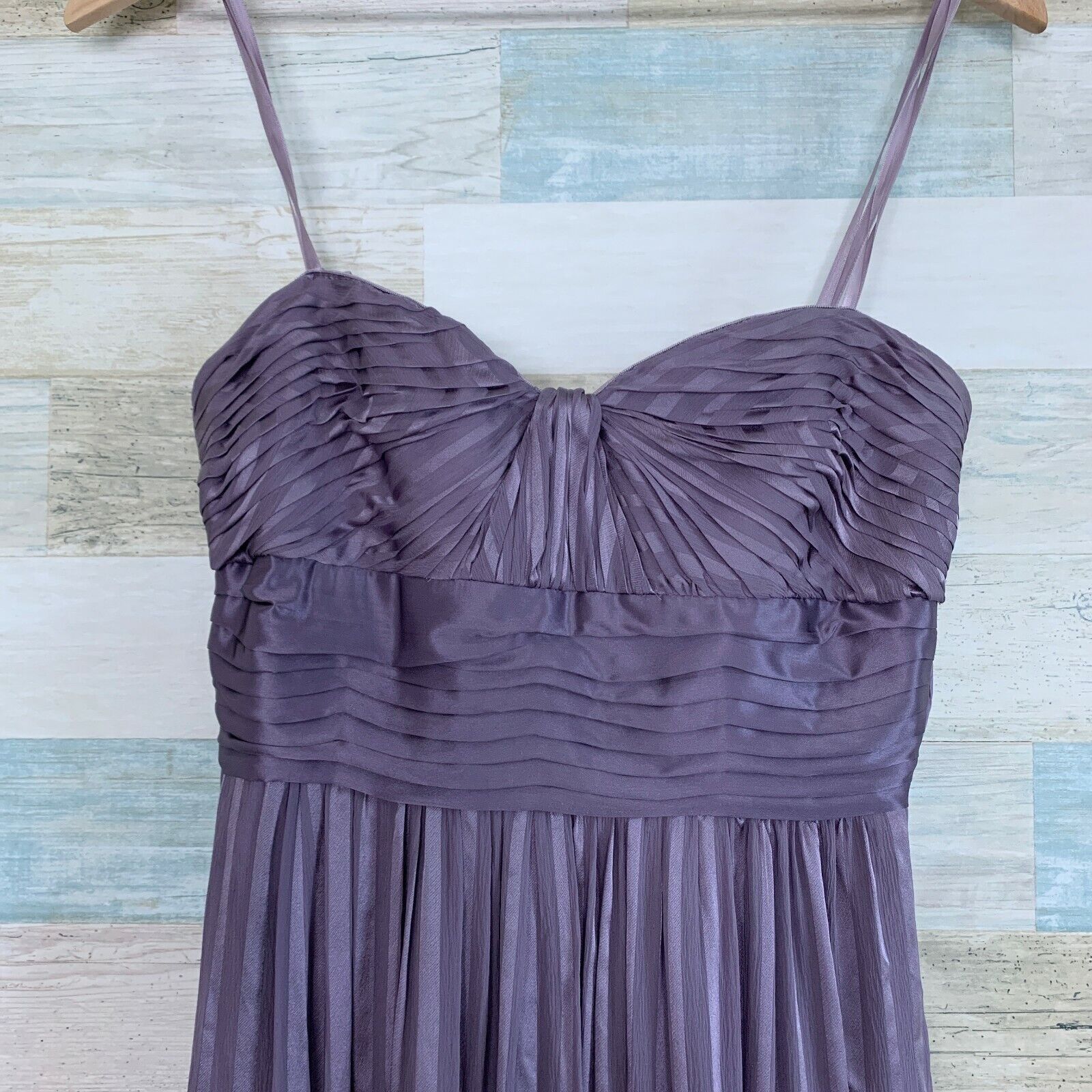 Bcbgmaxazria BCBGMaxazria Pure Silk Alicia Bridesmaid Gown Purple 0 2 Size XS / US 0-2 / IT 36-38 - 3 Thumbnail