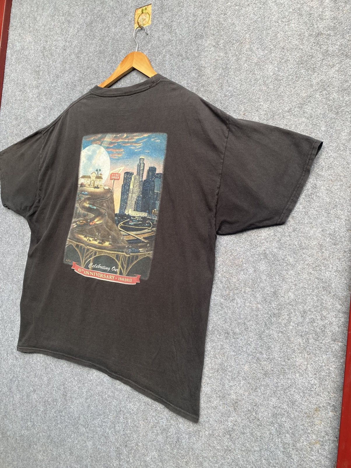 Hanes × Vintage Vintage califonia in n out hamburger anniversary Size US XL / EU 56 / 4 - 11 Thumbnail
