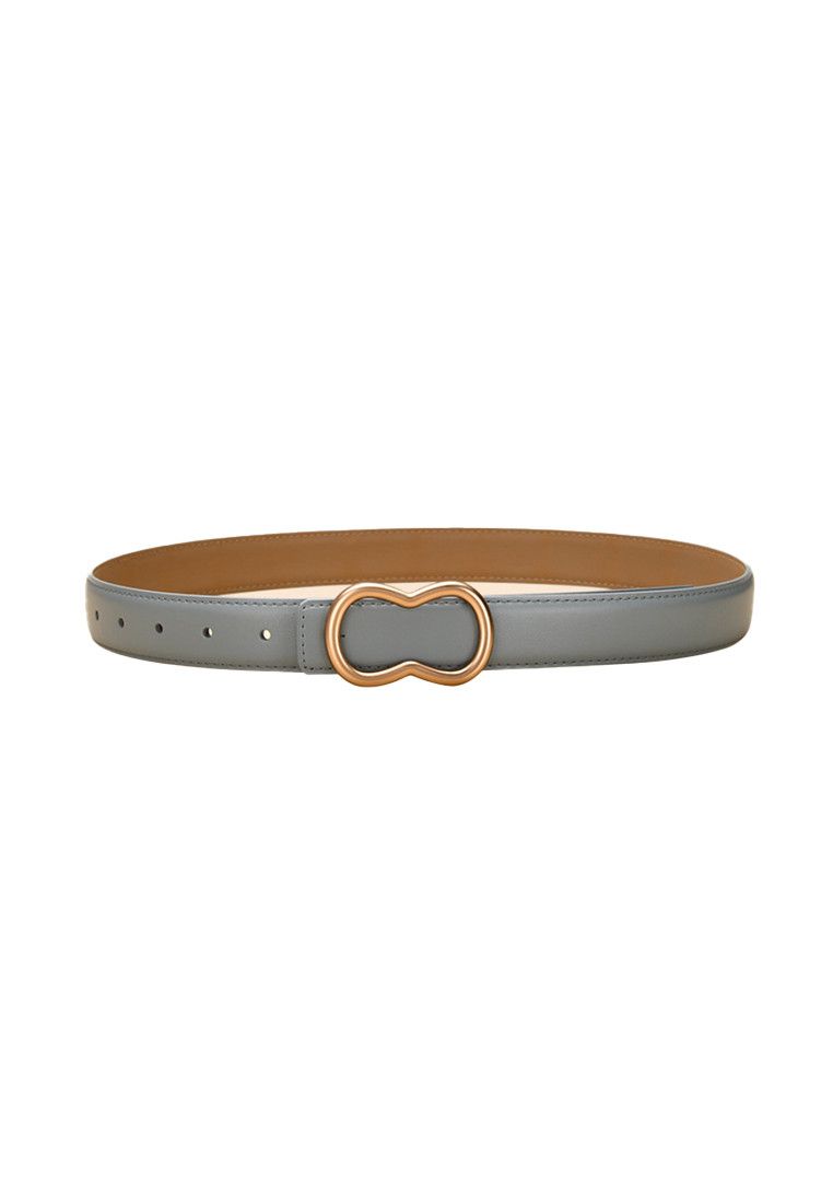 Other Blue Women's Leather Belts with Gold Buckle Belt Size ONE SIZE - 1 Thumbnail