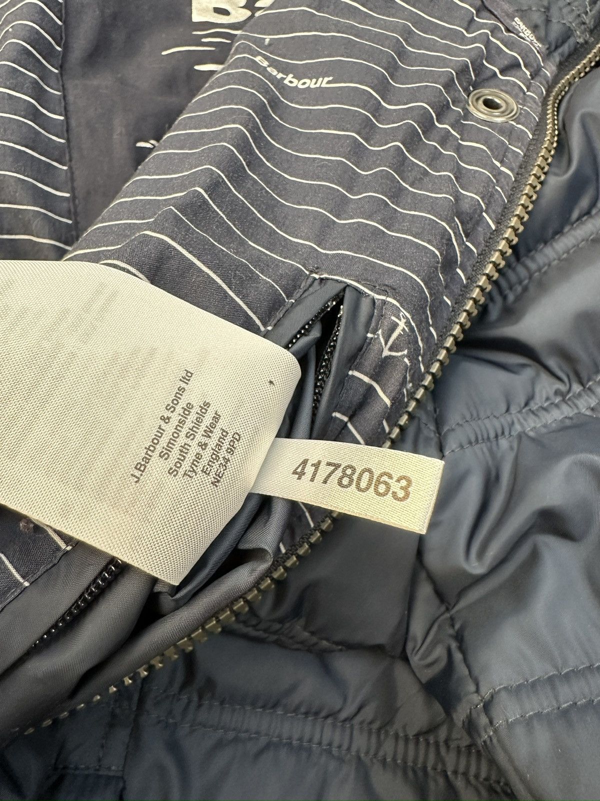 Barbour Womens BARBOUR Lagan Quilted Fibredown Jacket Size L / US 10 / IT 46 - 16 Thumbnail