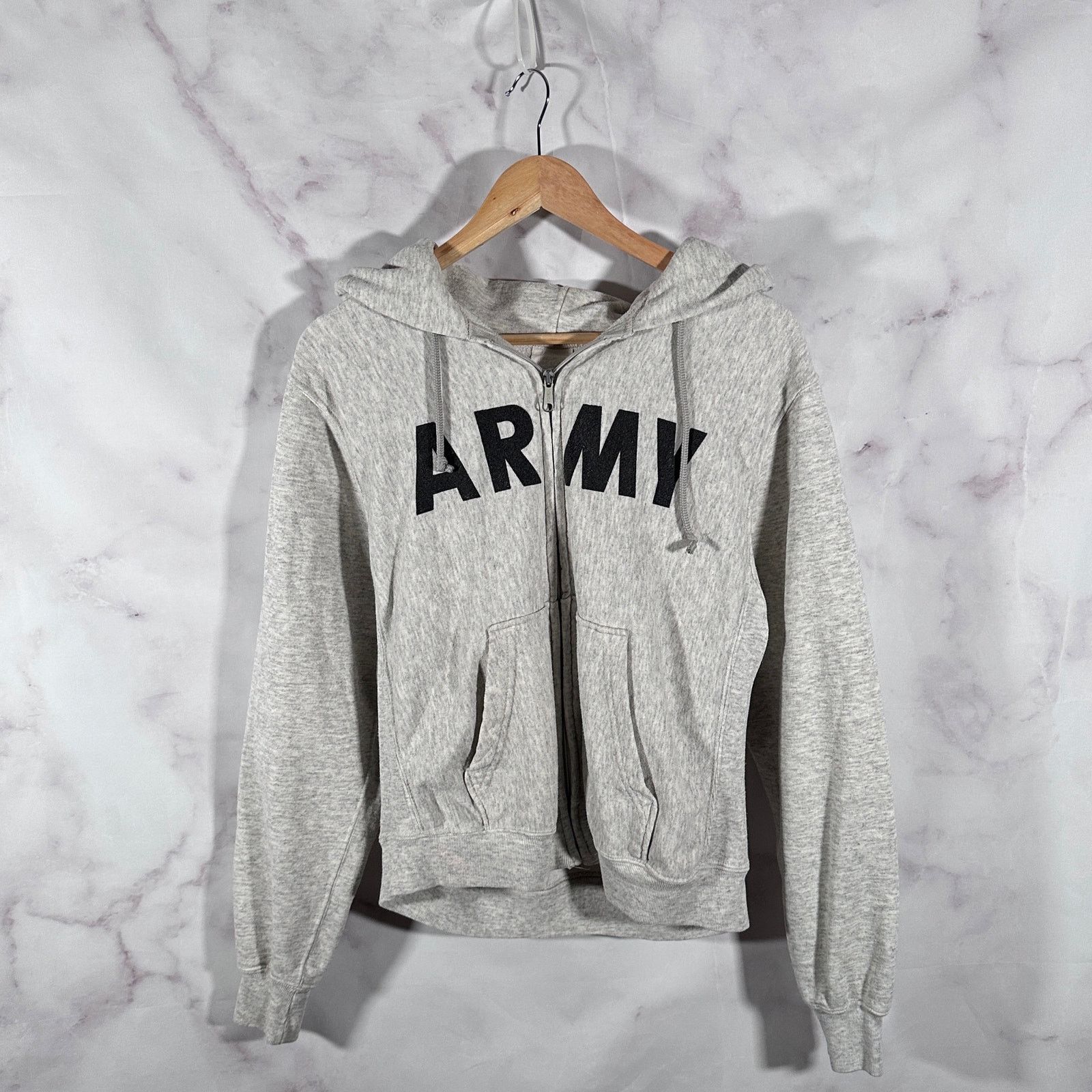 Grey Army Hoodie Grailed