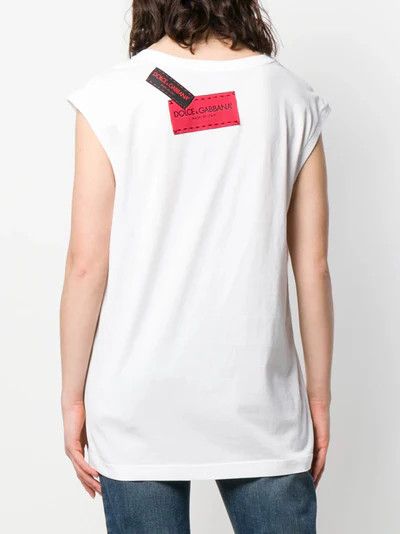 Dolce & Gabbana o1y0925 Crewneck T-Shirt in White Size M / US 6-8 / IT 42-44 - 3 Thumbnail