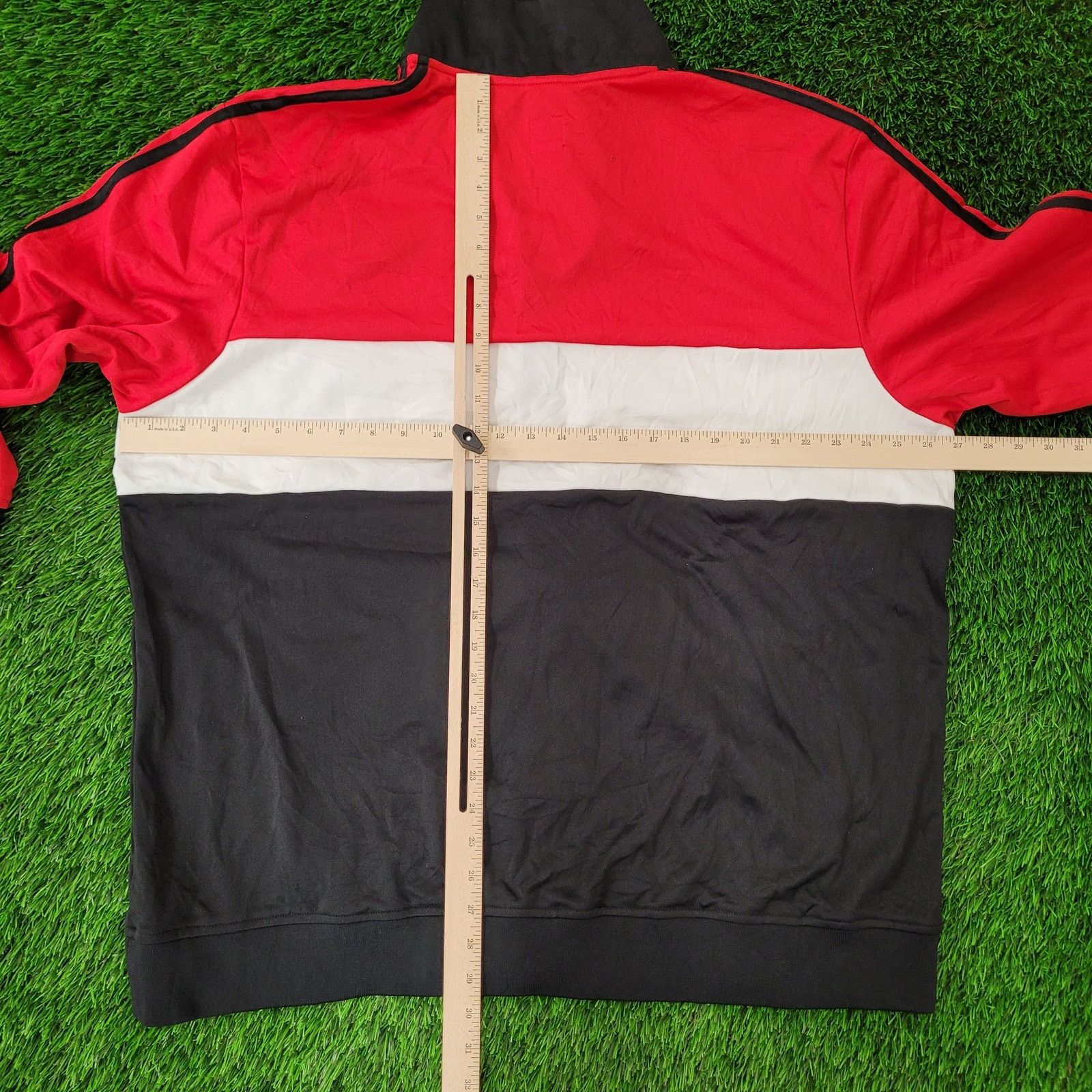 Adidas Vintage Y2K Houston-Rockets Jacket 2XL 27x30 Black Red Size US XXL / EU 58 / 5 - 4 Thumbnail