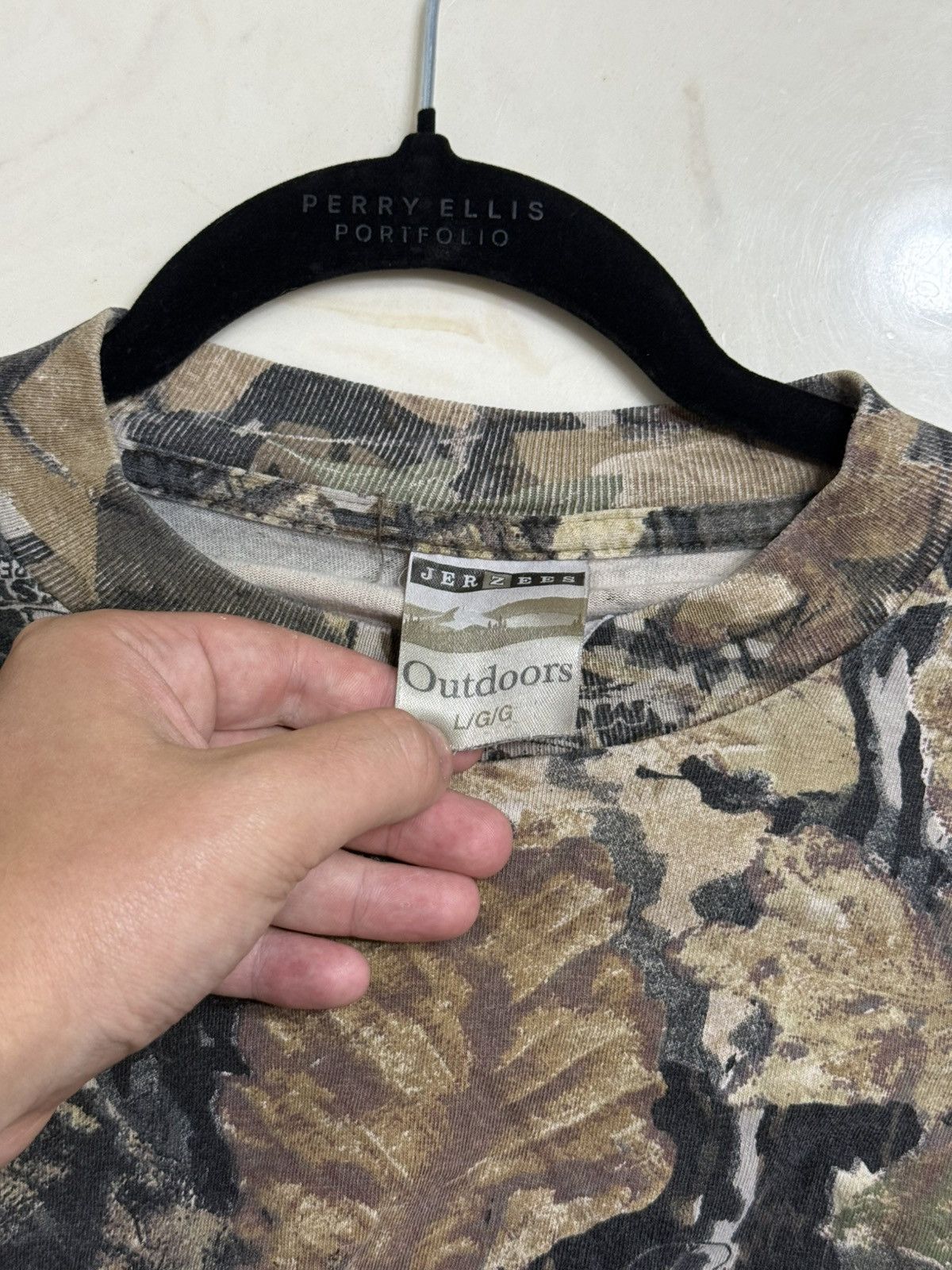 Jerzees Jerzees Mossy Oak Camo Long Sleeve Tee Size US L / EU 52-54 / 3 - 3 Thumbnail
