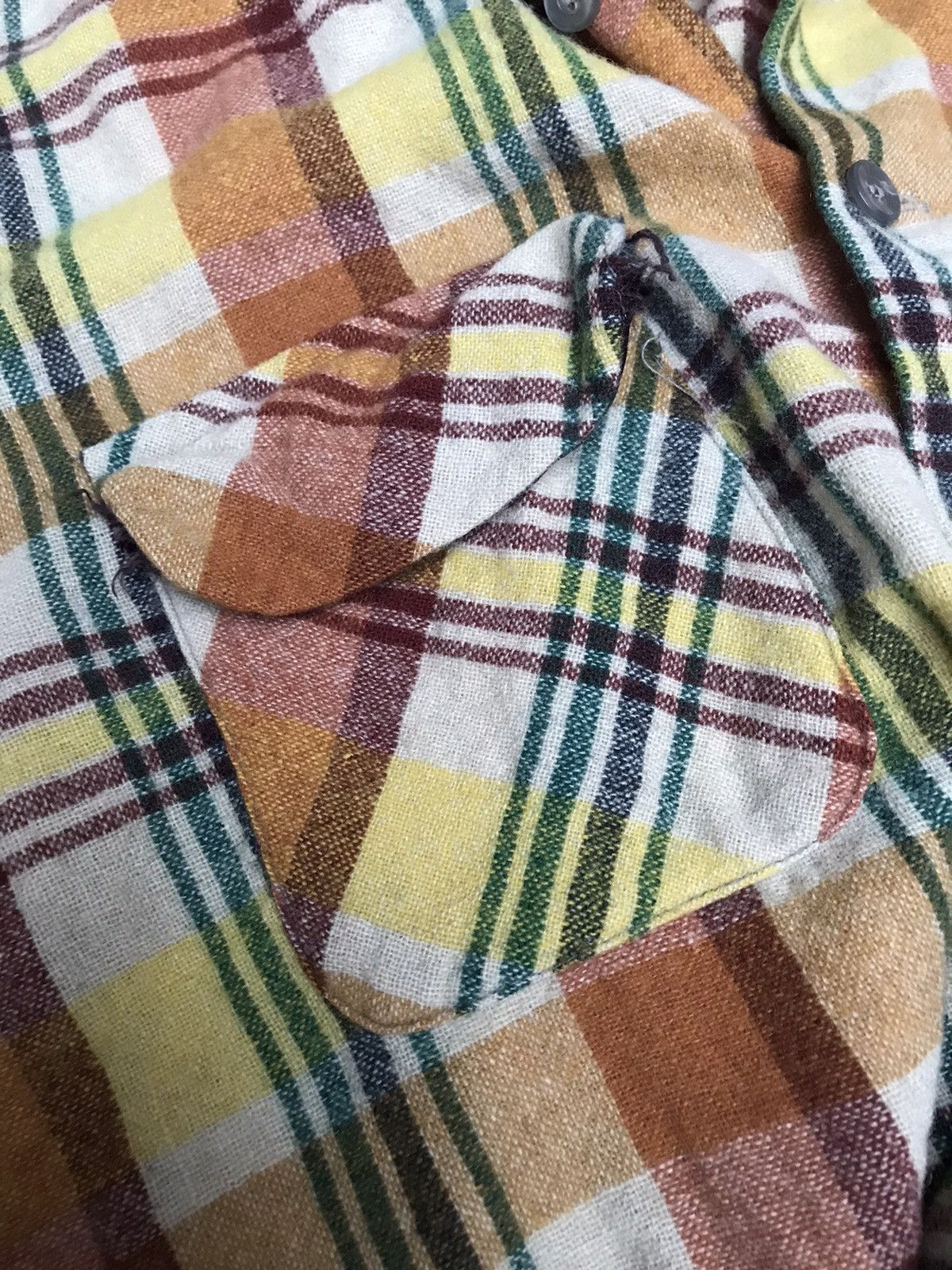 Other MADE JAPAN 95% WOOL FLANNEL SHIRT Size US M / EU 48-50 / 2 - 7 Thumbnail