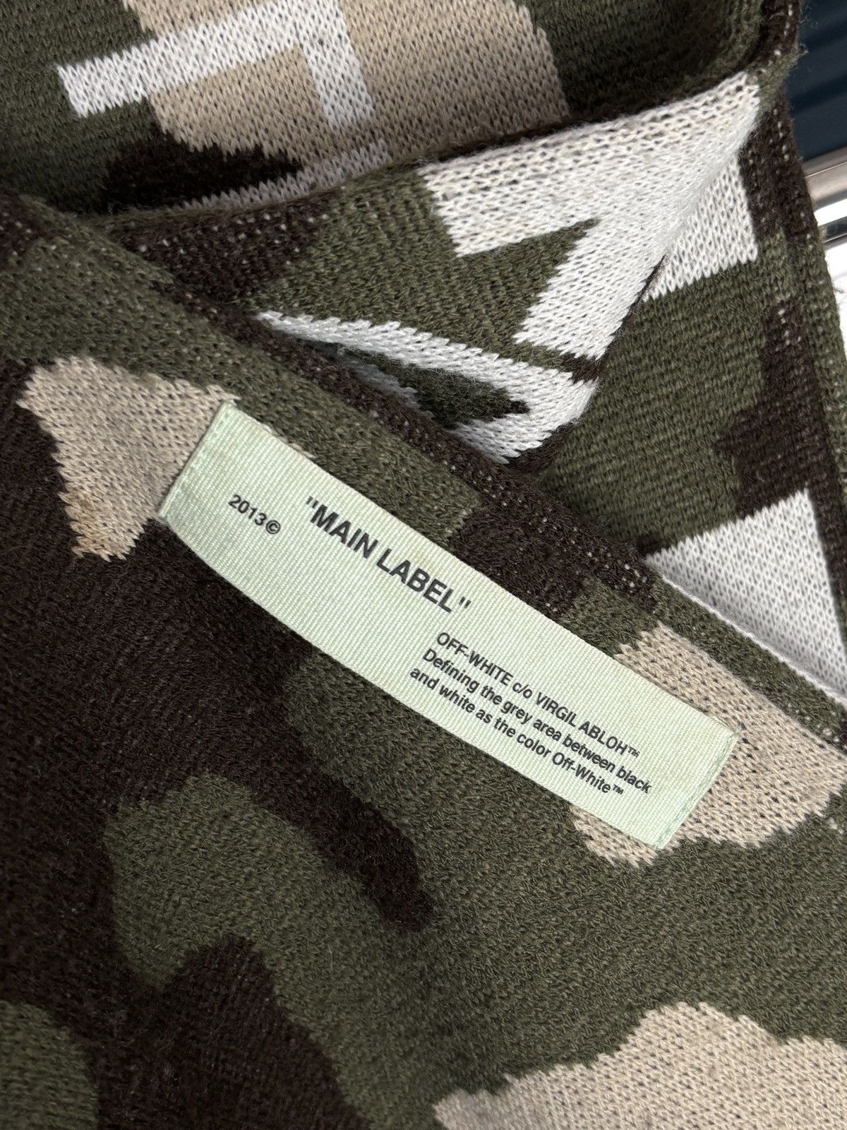 Off-White Off-White Peace Camo Camouflage Scarf Virgil Abloh Rare Size ONE SIZE - 3 Thumbnail