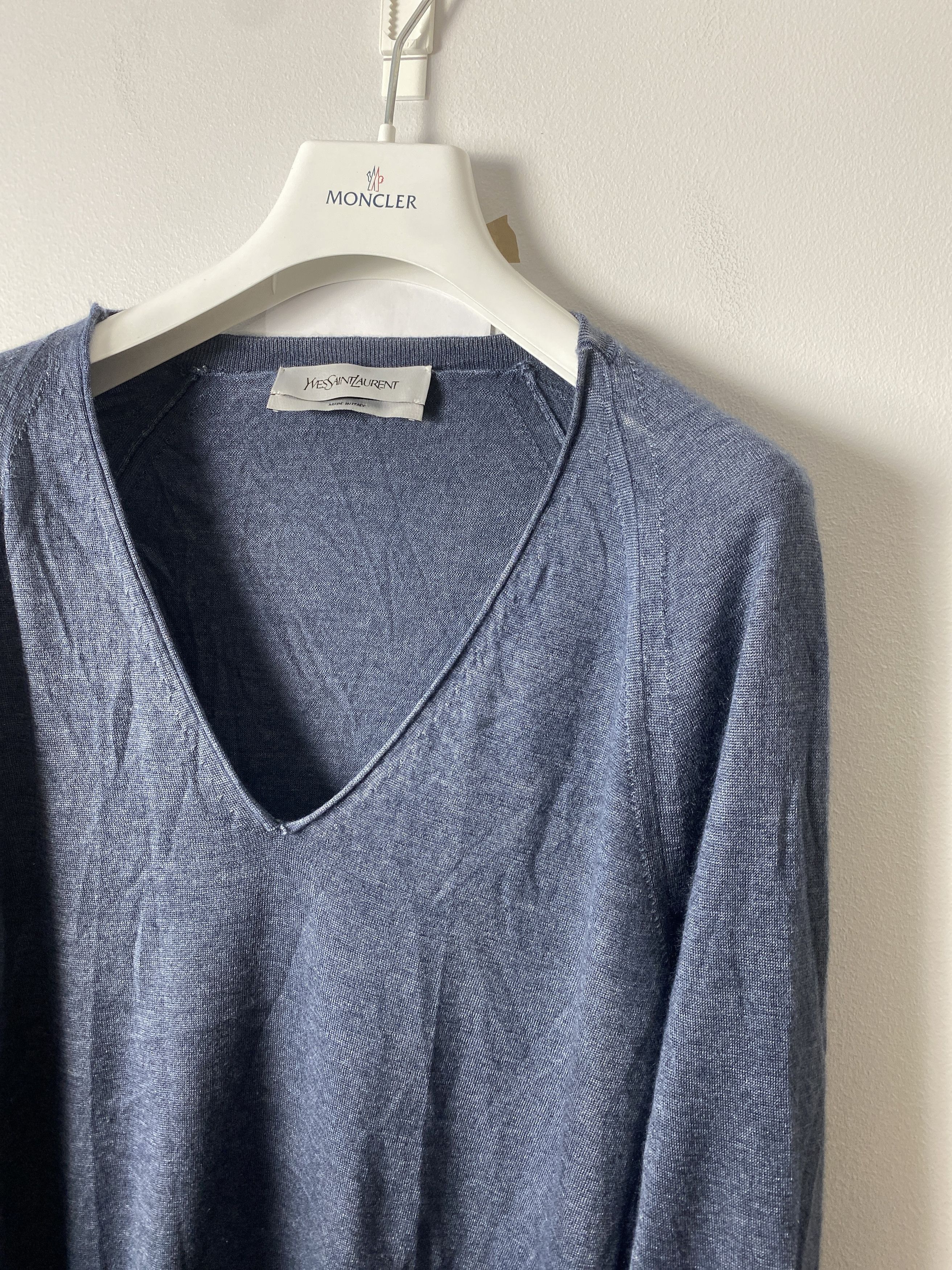 Yves Saint Laurent Yves Saint Laurent cashmere silk sweater knitwear Size M / US 6-8 / IT 42-44 - 2 Thumbnail