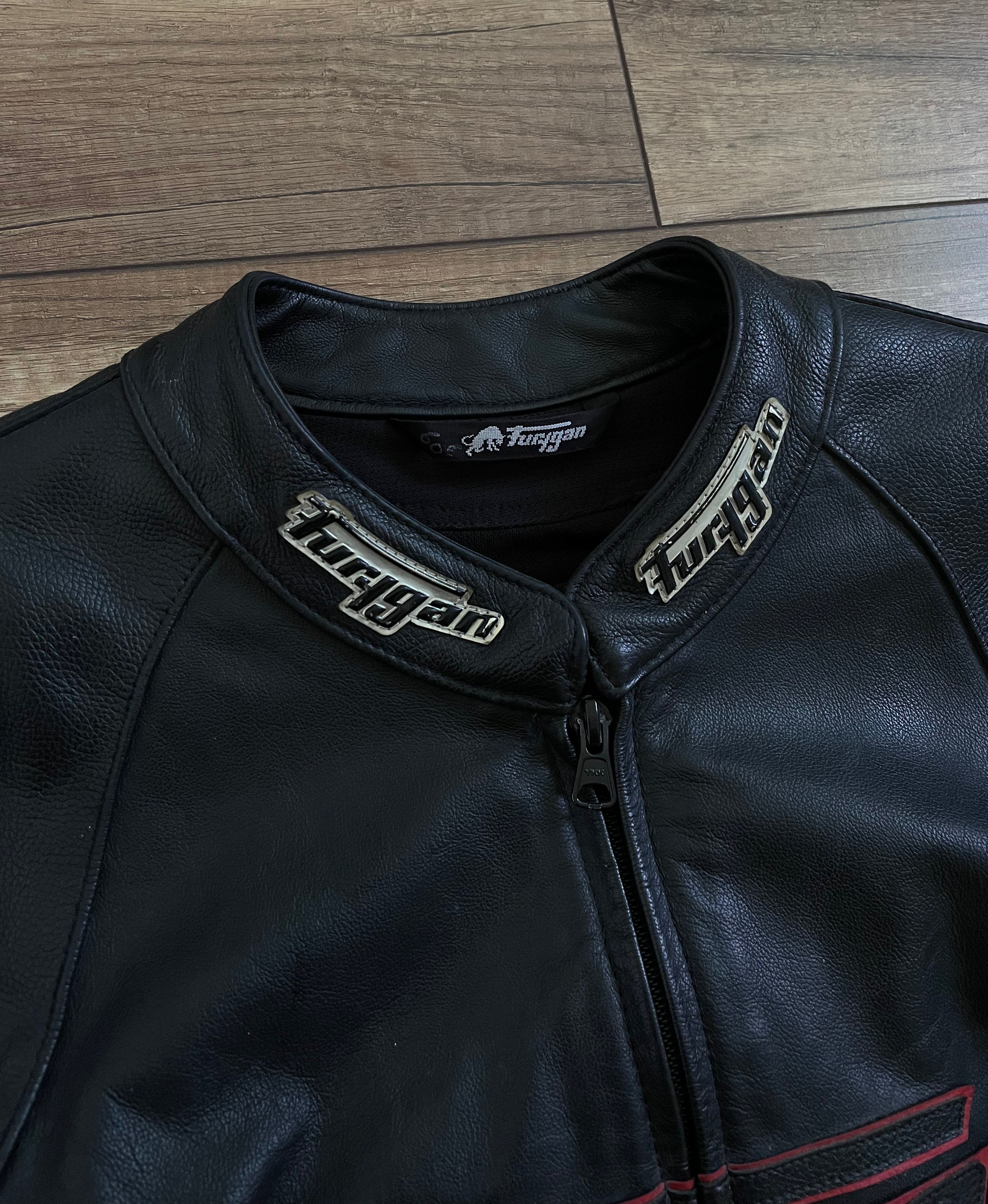 Harley Davidson Furygan Black Leather Biker Moto Jacket Size US L / EU 52-54 / 3 - 5 Thumbnail