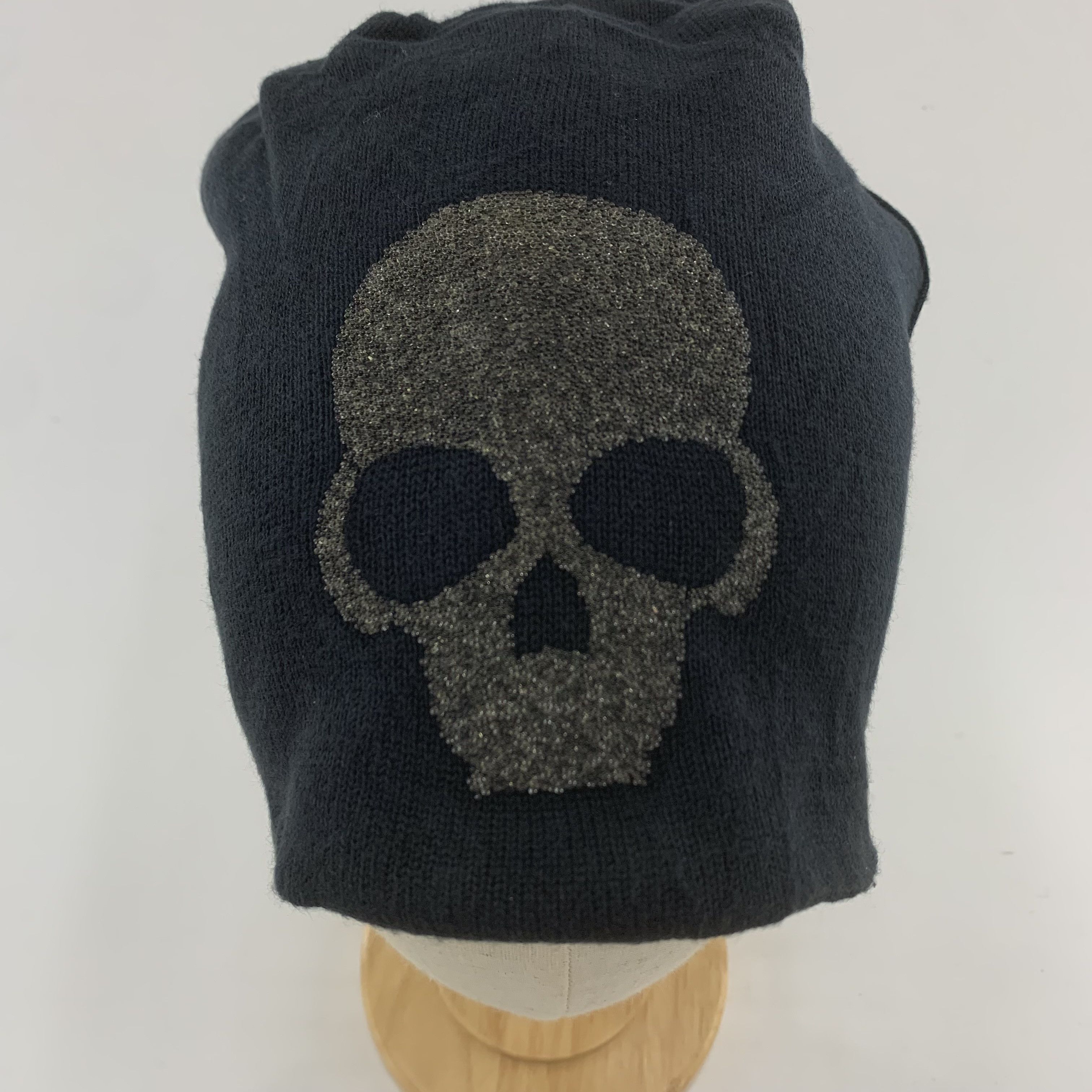 Vintage Skull Beanie Hat Snowcap Size ONE SIZE - 5 Thumbnail