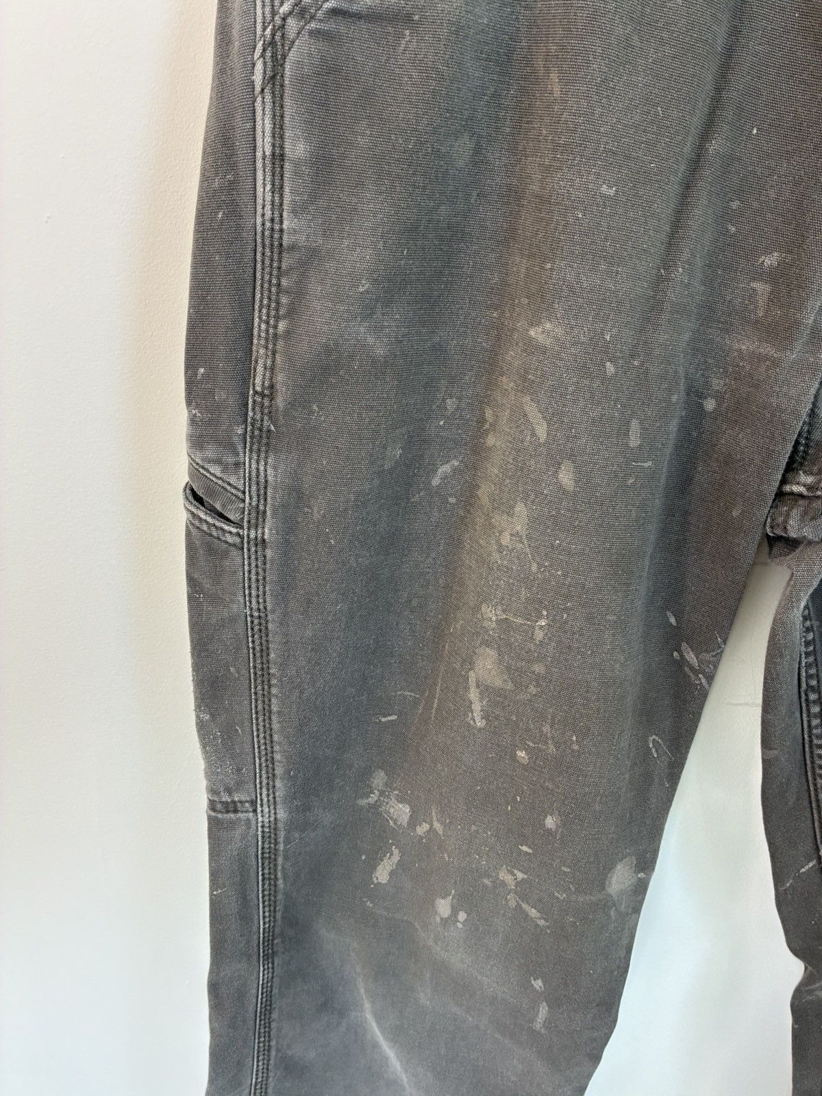 Carhartt Carhartt Thrashed Paint Stain Faded Work Pants Size US 34 / EU 50 - 5 Thumbnail