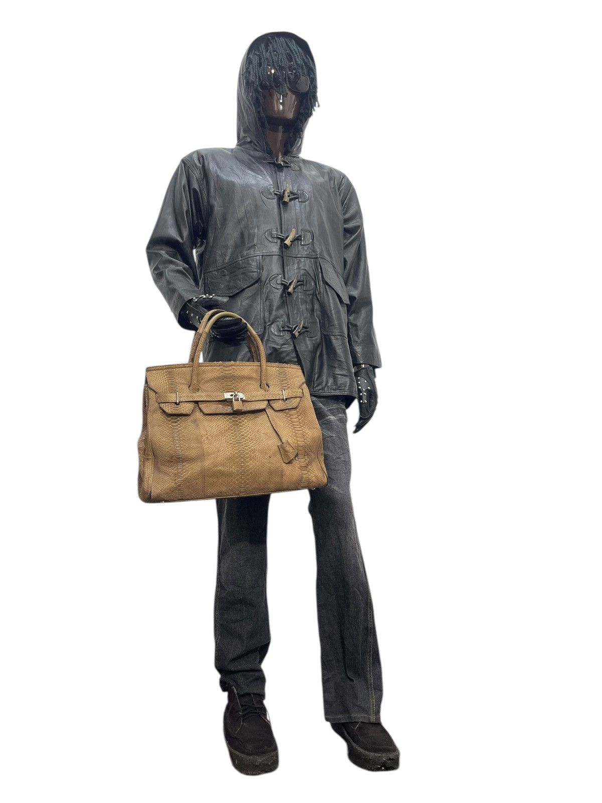 If Six Was Nine Full Leather Python Birkin Bag Unknown Like Hermes 5🟩 Size ONE SIZE - 3 Thumbnail