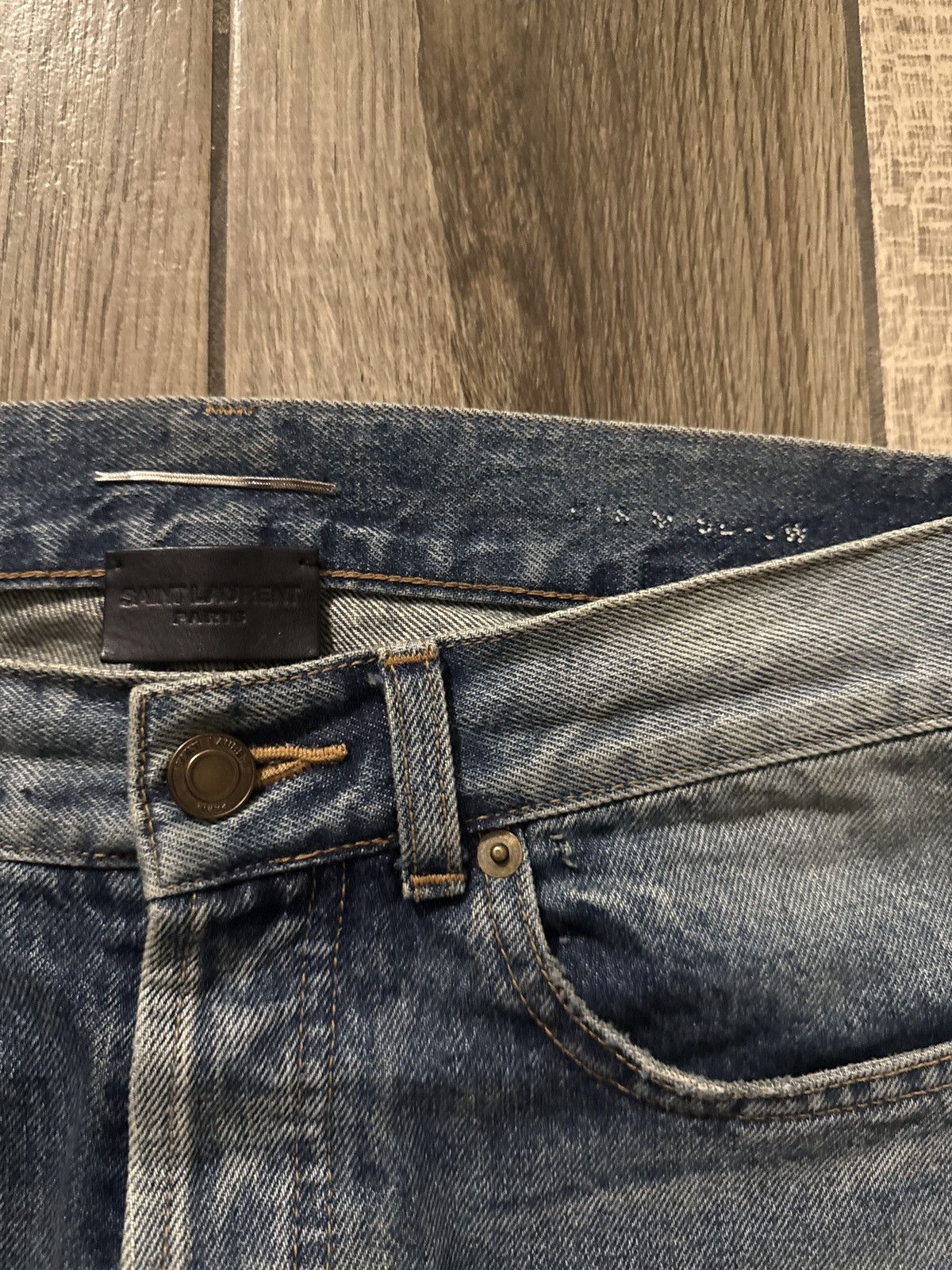 Saint Laurent Paris Saint Laurent Paris D02 “Paisley” Denim Size US 29 - 4 Thumbnail
